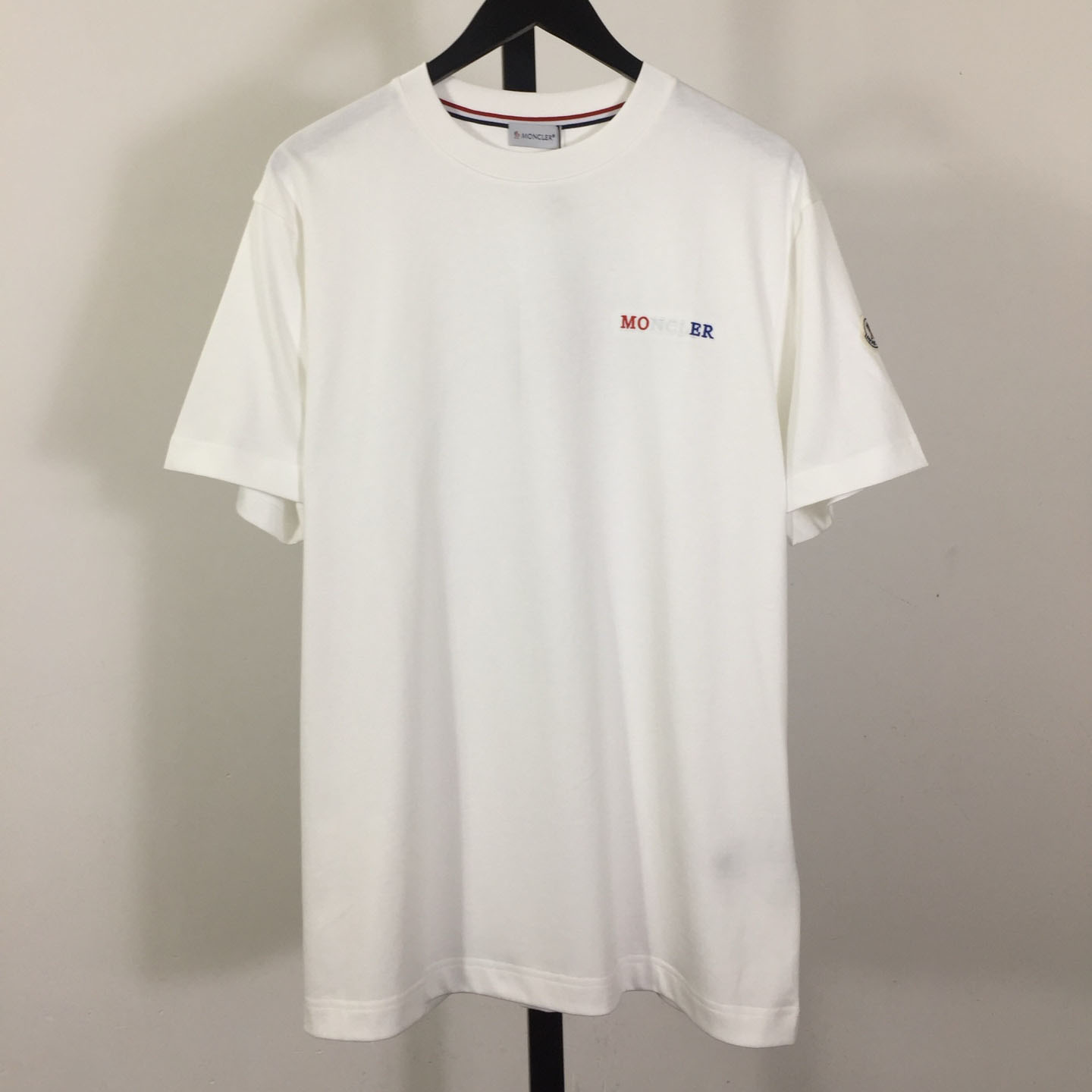 Moncler Logo-Print Cotton-Jersey T-Shirt - DesignerGu
