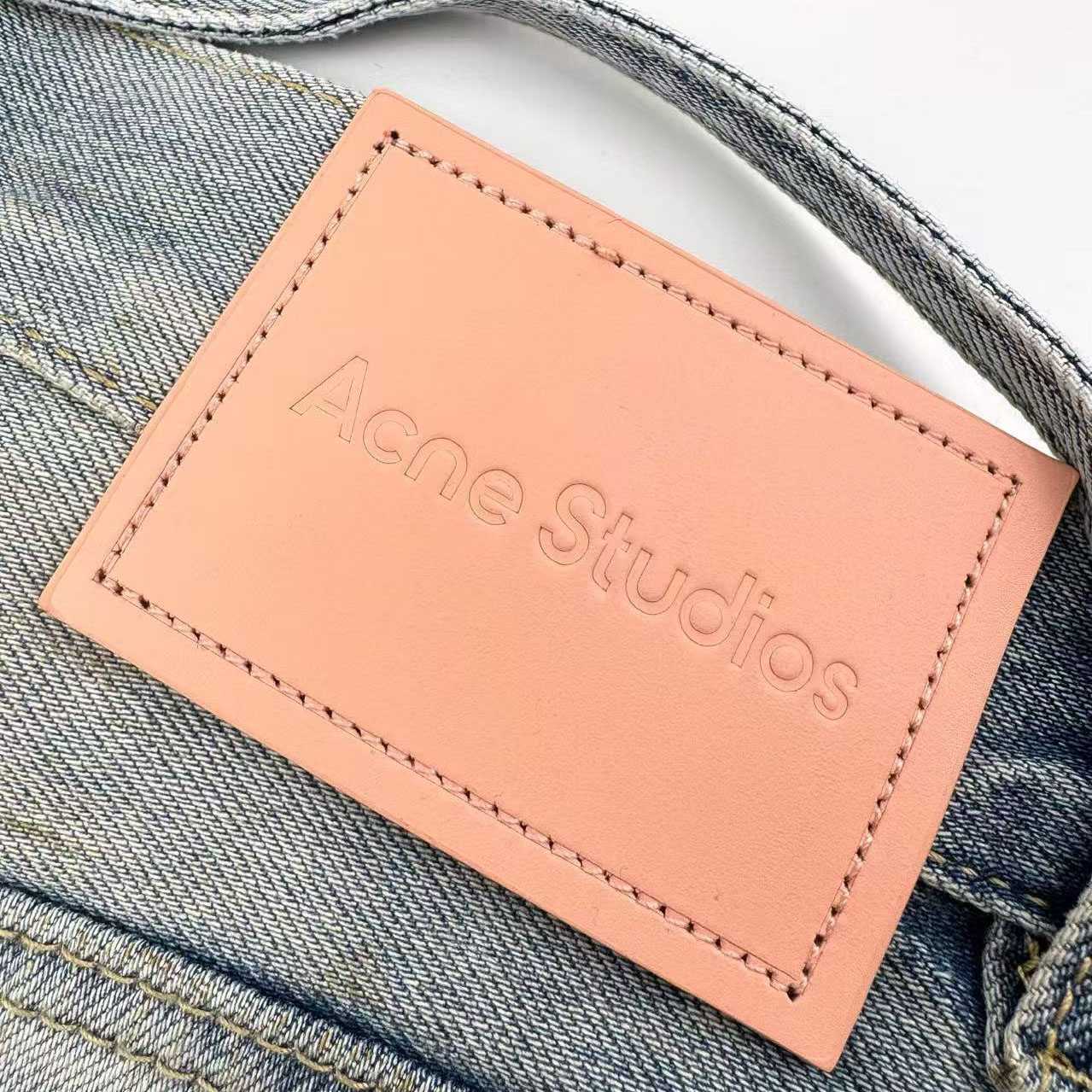 Acne Studios Roland Denim Trafalgar Shorts  With Belt - DesignerGu