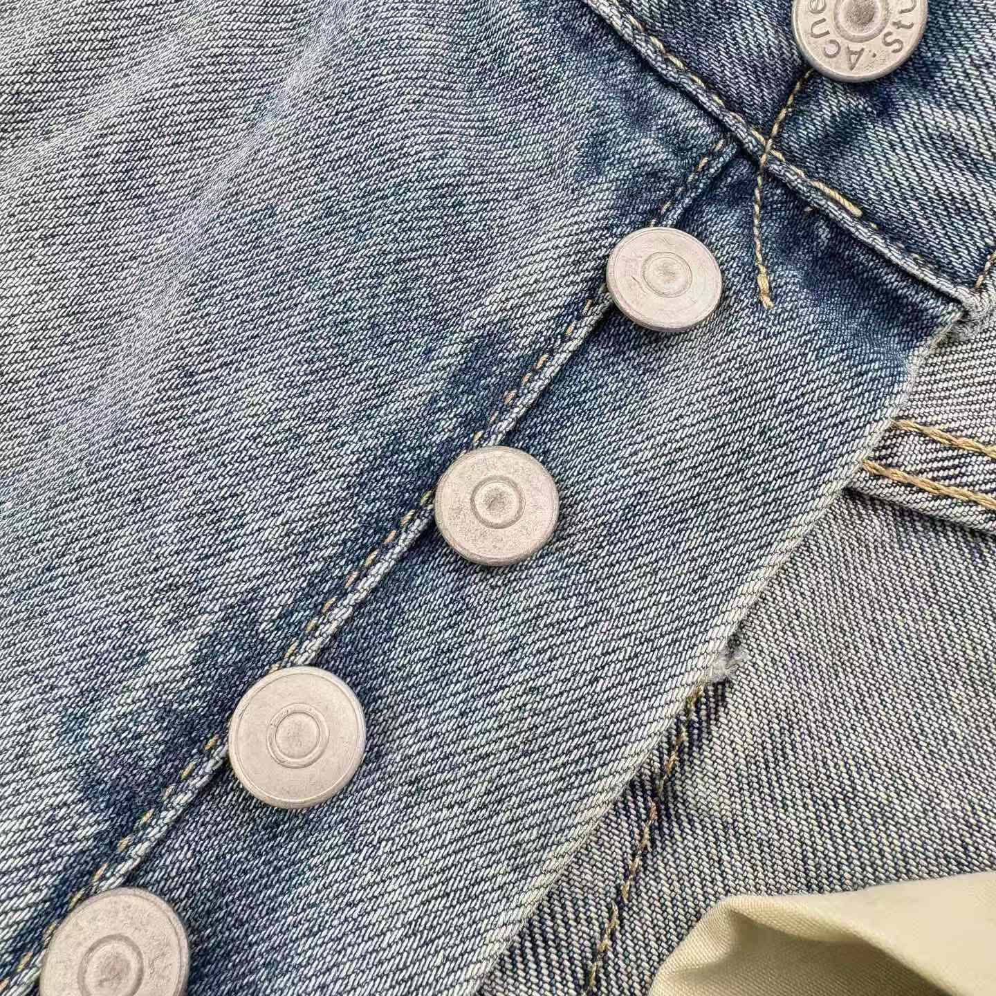 Acne Studios Roland Denim Trafalgar Shorts  With Belt - DesignerGu