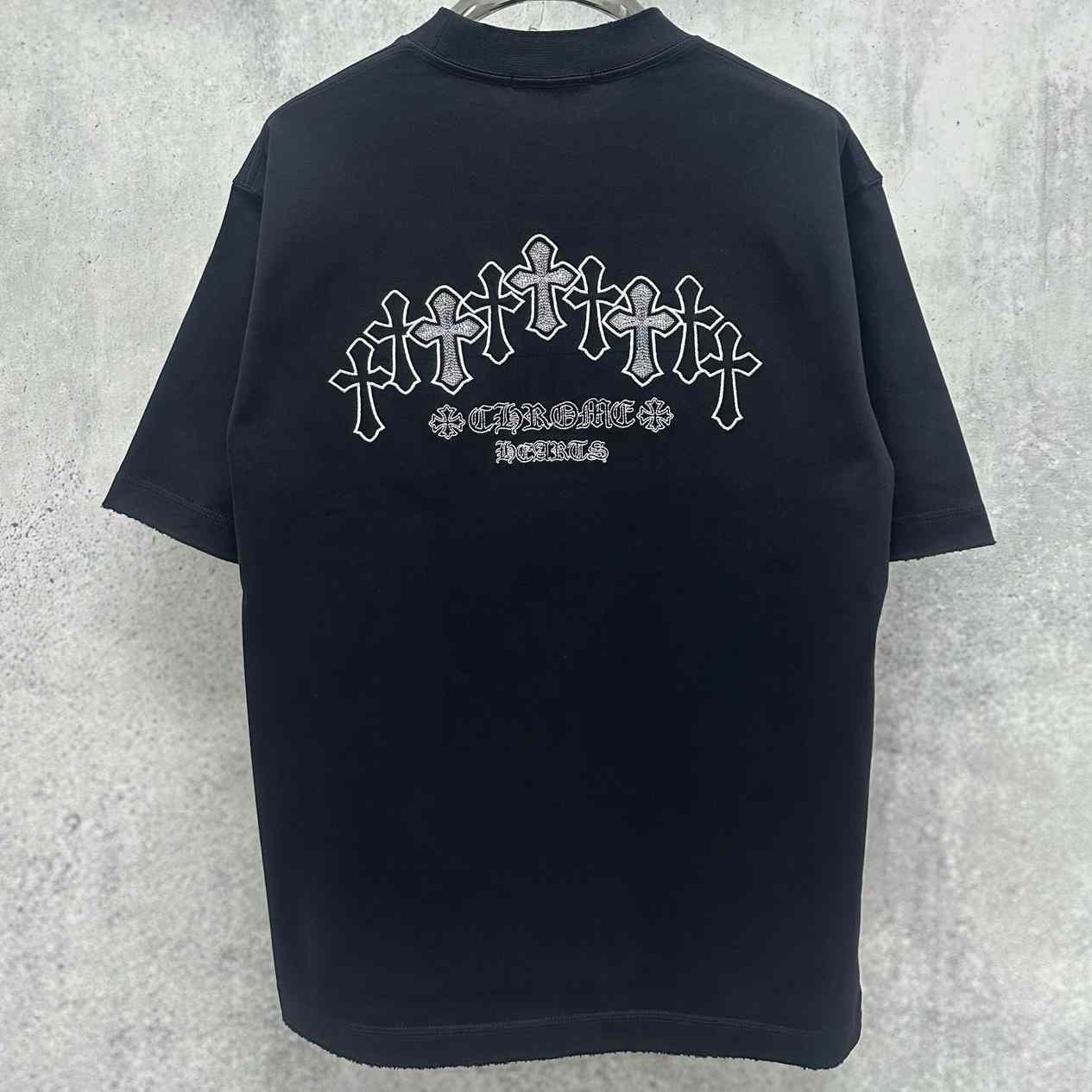 Chrome Hearts  Embroidered Sanskrit Cross T-Shirt 'White' - DesignerGu
