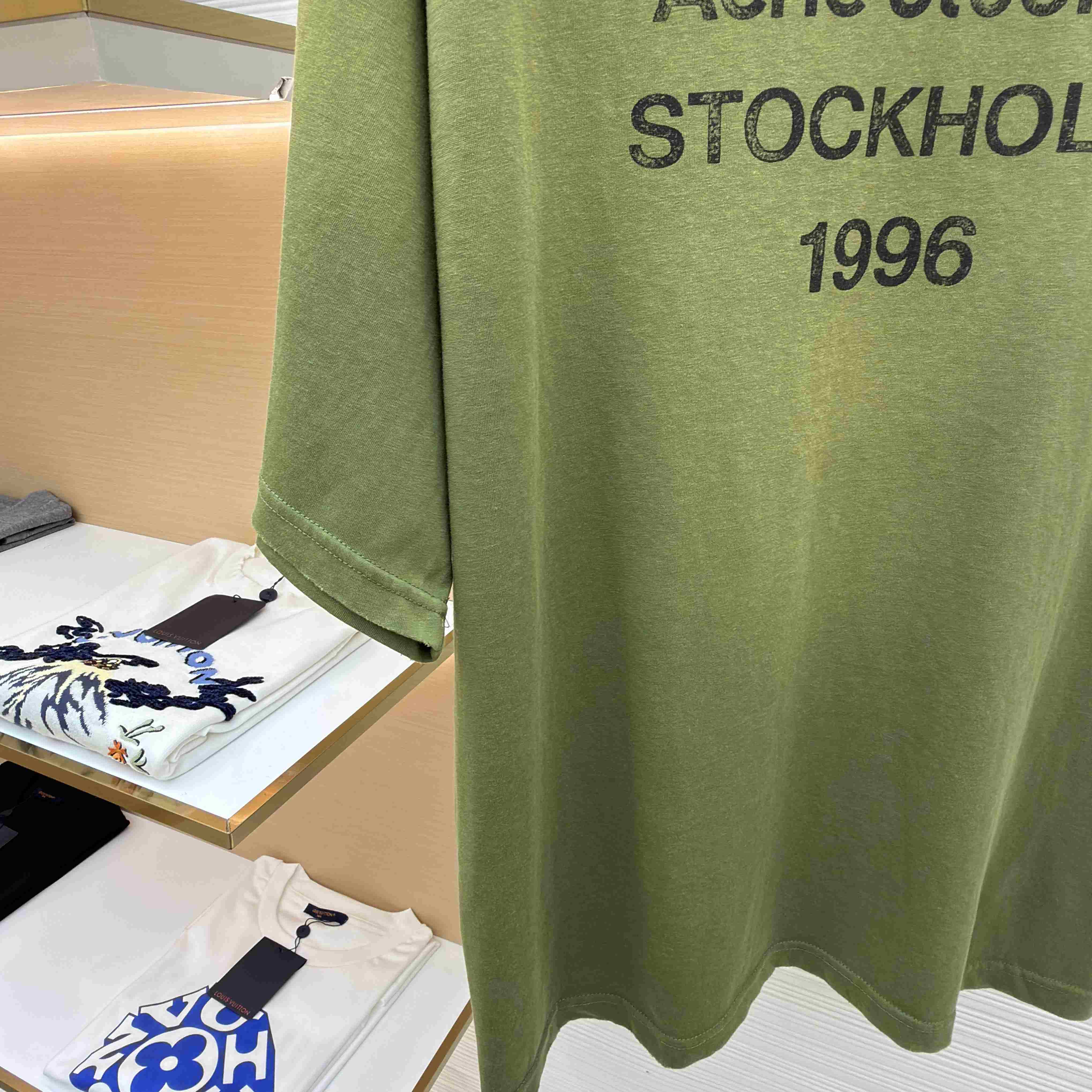 Acne Studios  Sprayed Logo T-shirt - DesignerGu