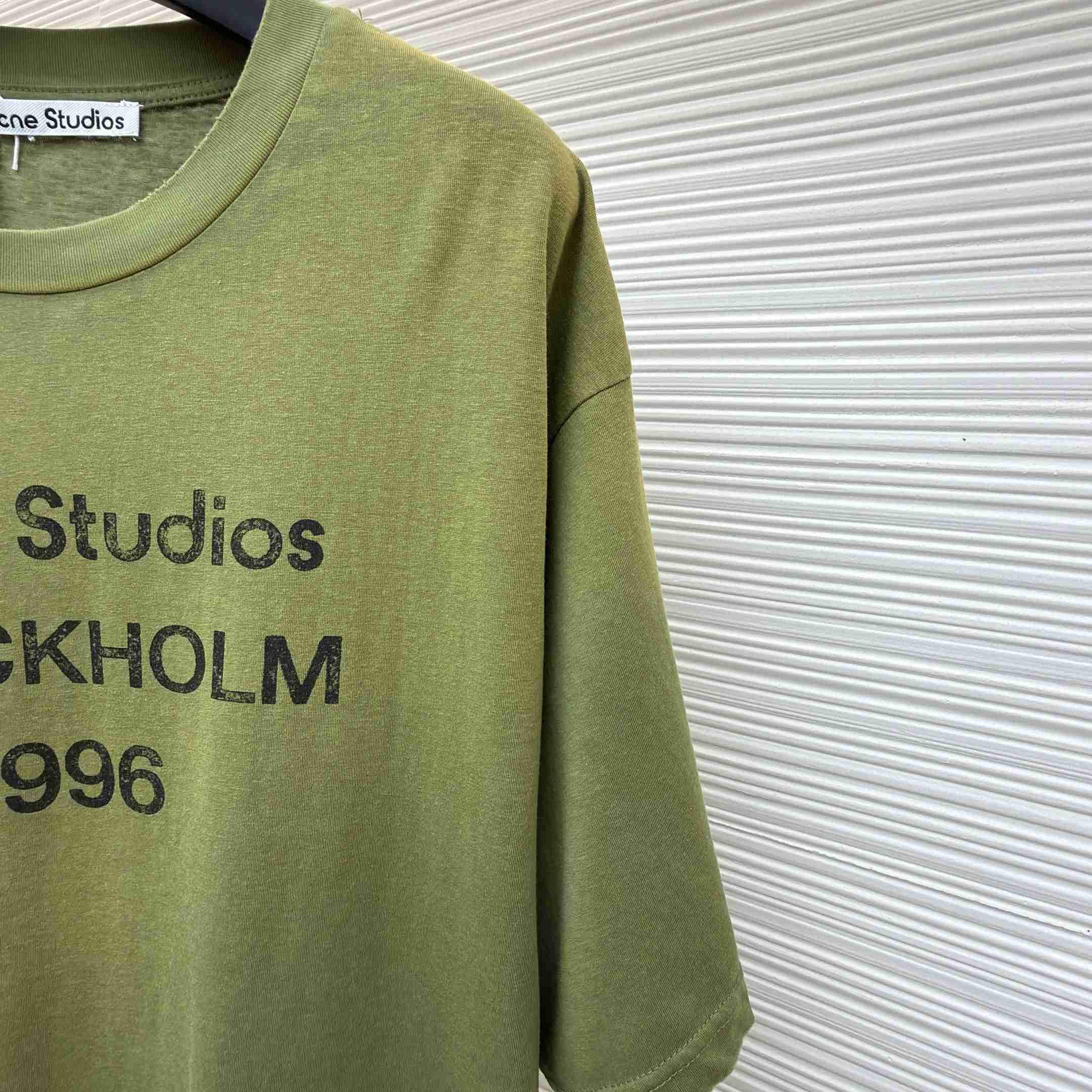 Acne Studios  Sprayed Logo T-shirt - DesignerGu