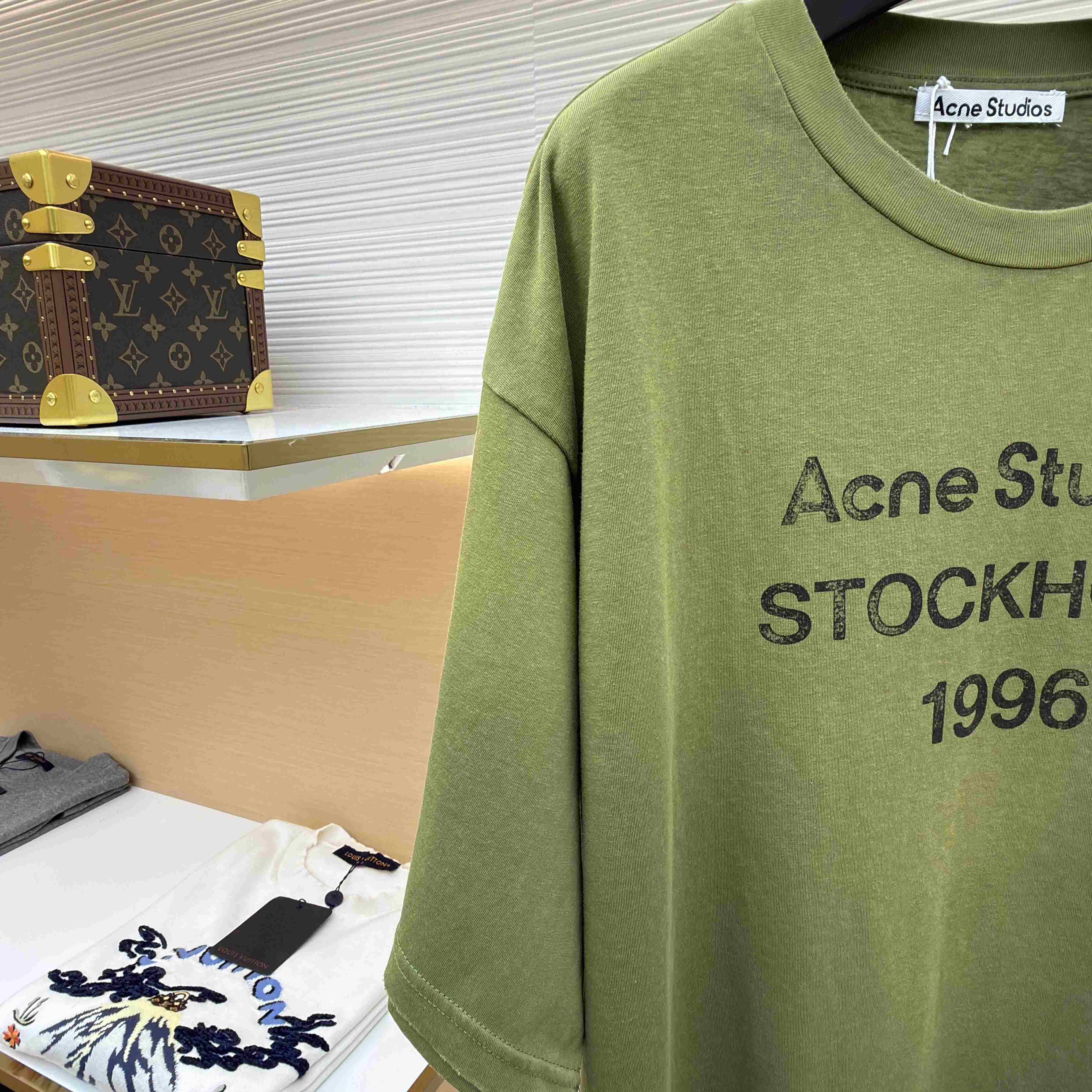 Acne Studios  Sprayed Logo T-shirt - DesignerGu