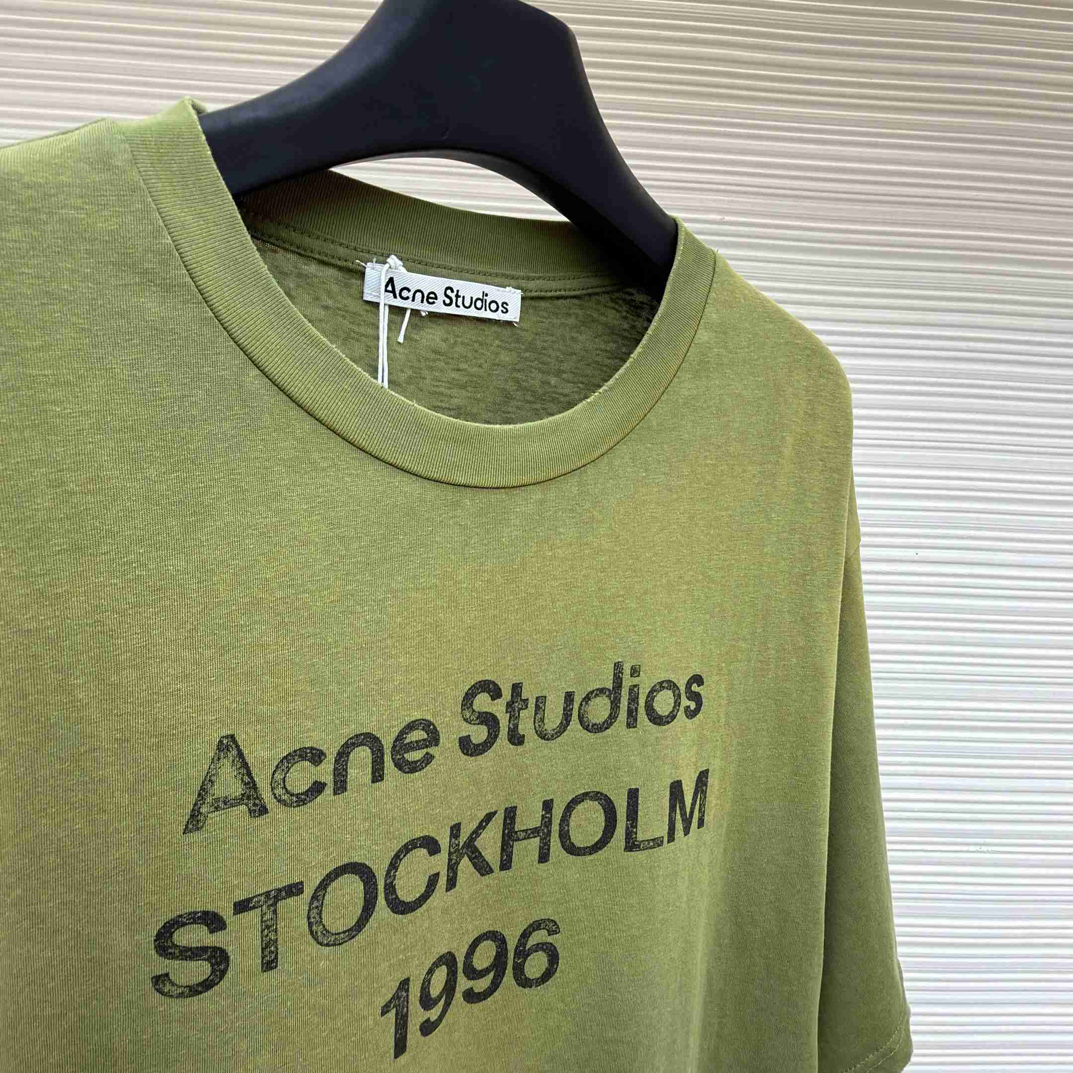 Acne Studios  Sprayed Logo T-shirt - DesignerGu