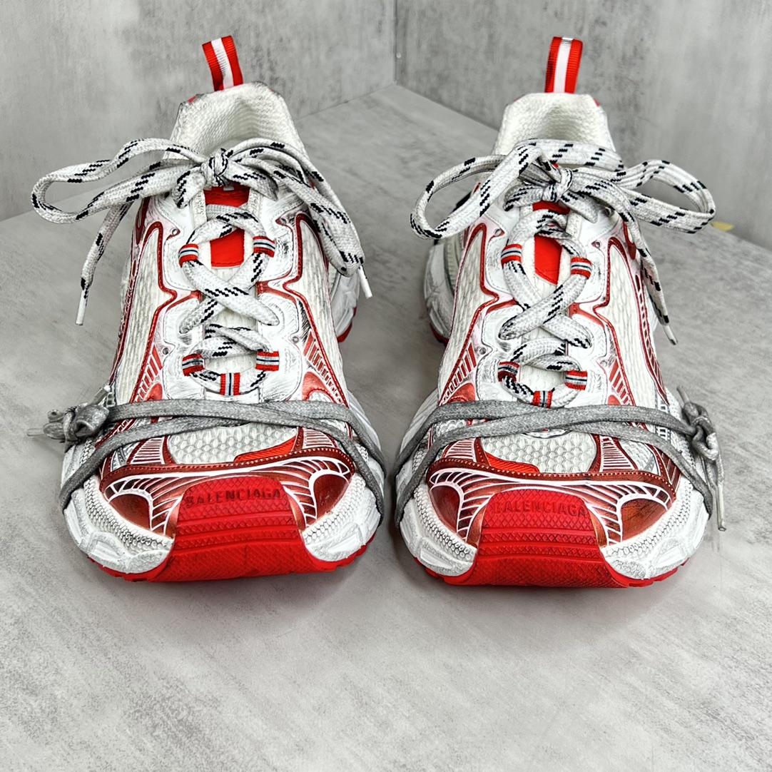 Balenciaga 3XL Sneaker 'Worn-Out - White Red' - DesignerGu