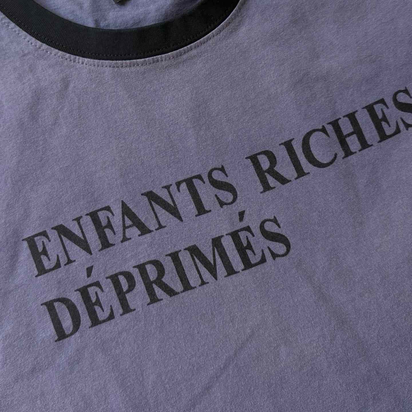 Enfants Riches Déprimés Classic Logo Ringer T-Shirt - DesignerGu