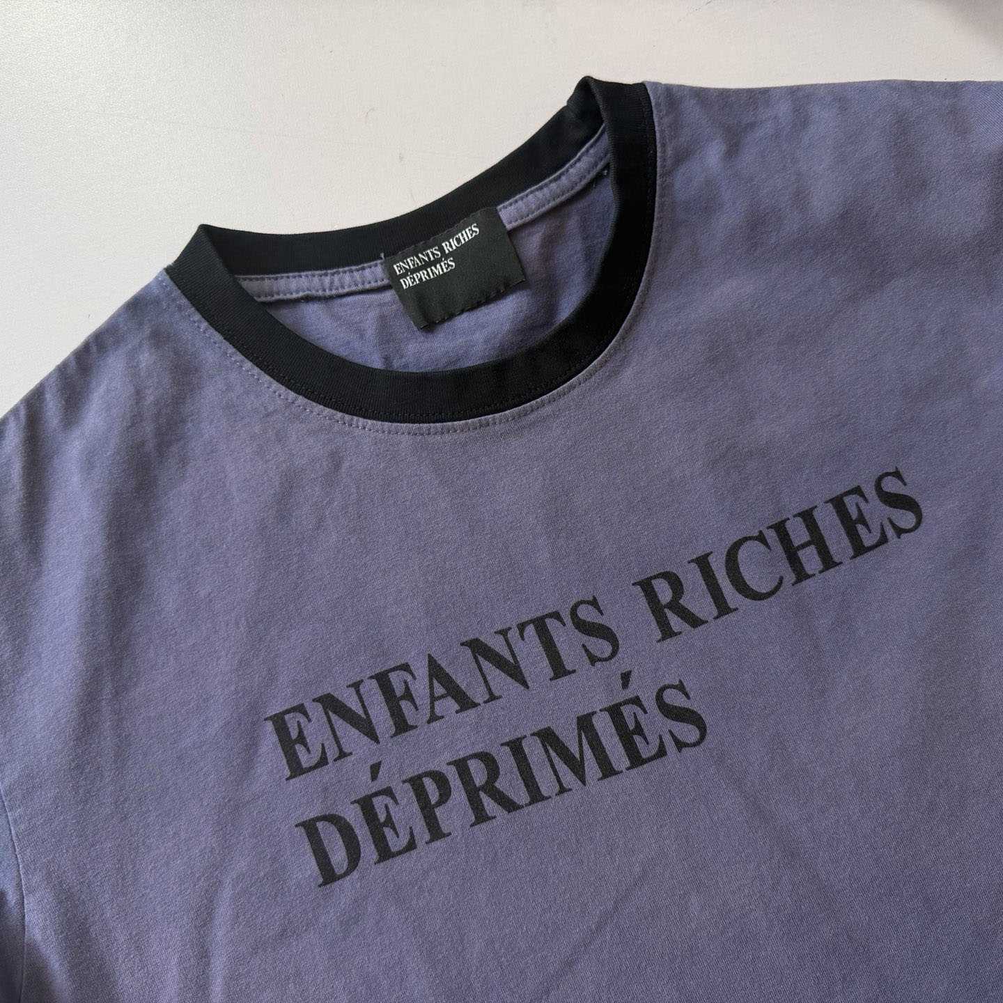 Enfants Riches Déprimés Classic Logo Ringer T-Shirt - DesignerGu