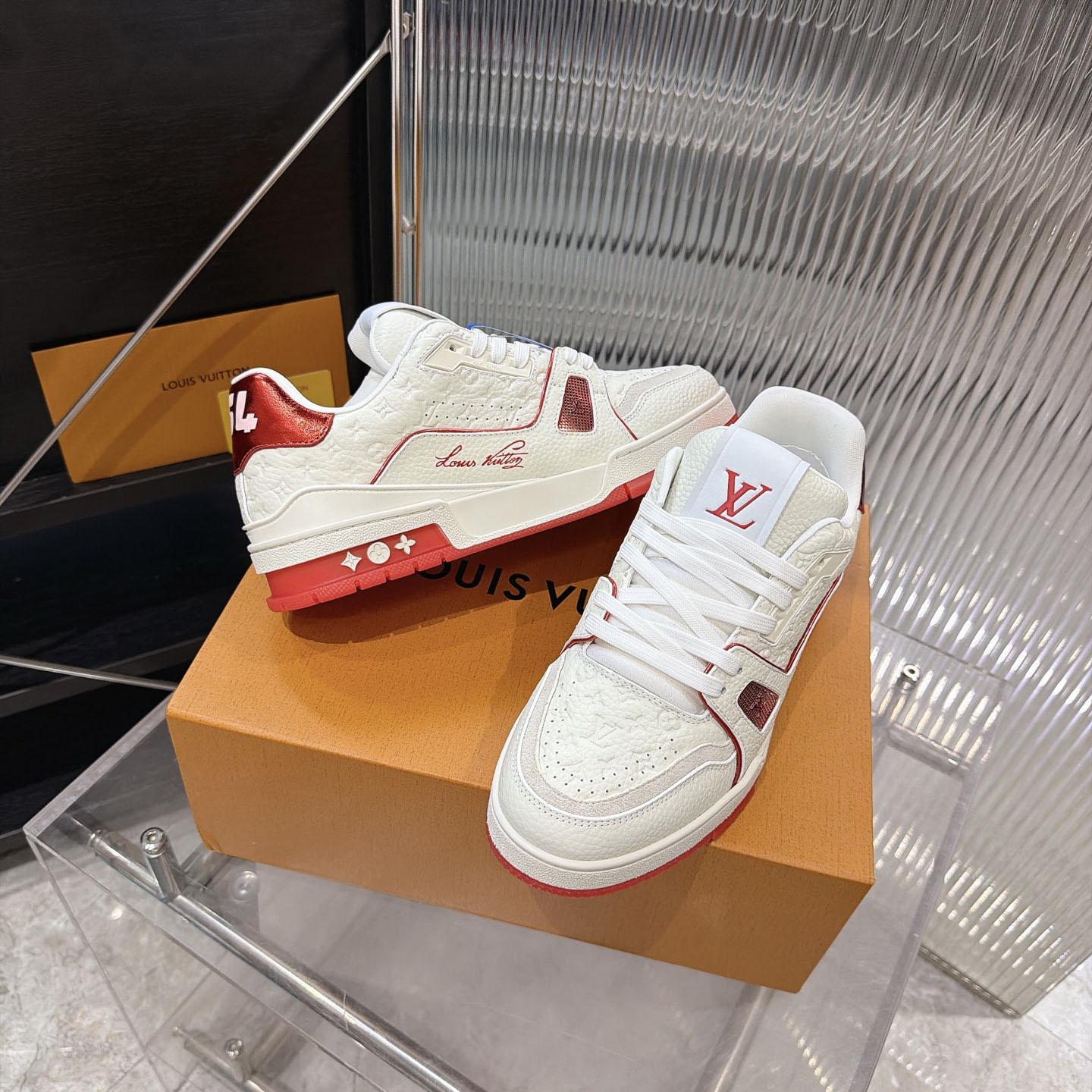 Louis Vuitton LV Trainer Sneaker 1AKCLF（upon uk size） - DesignerGu