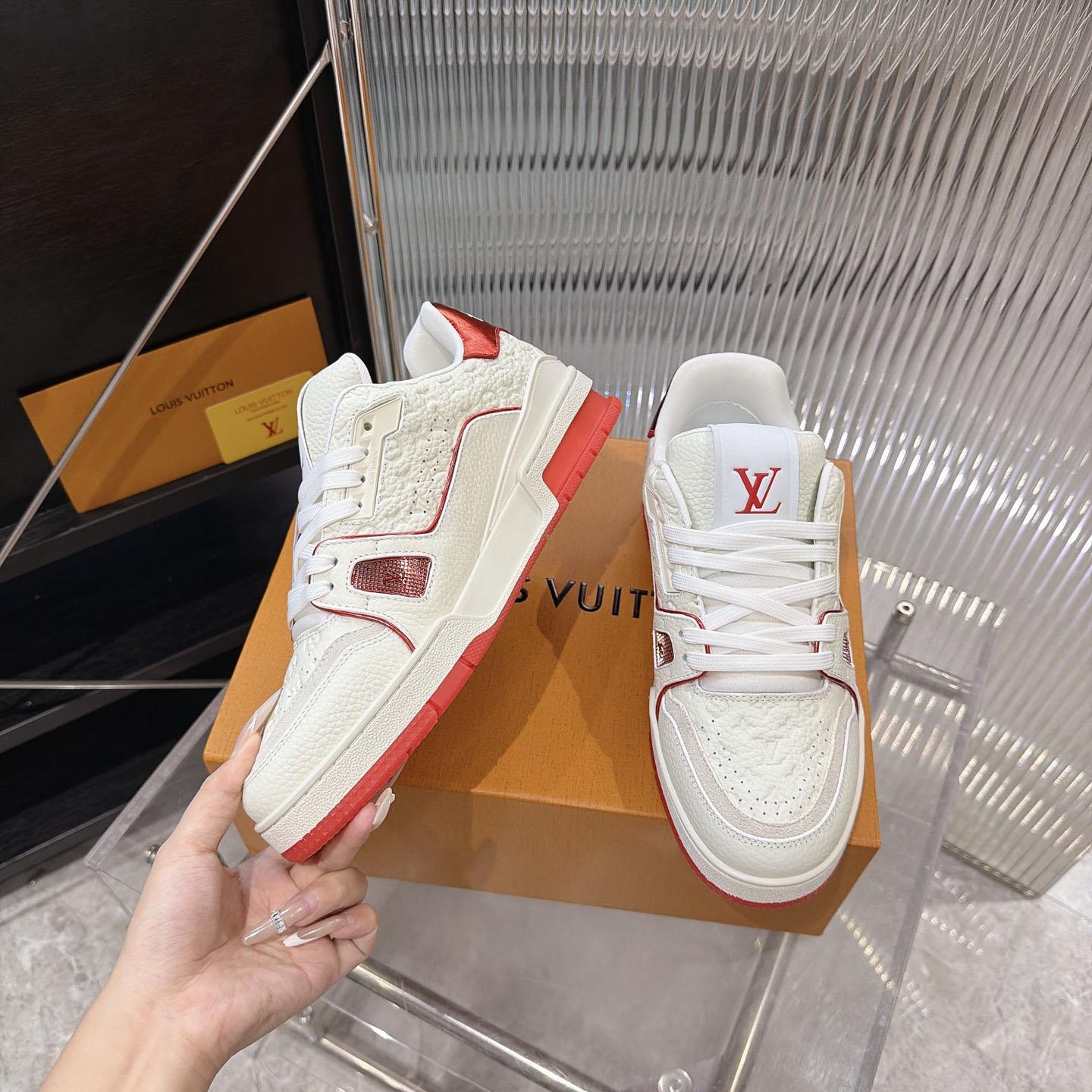 Louis Vuitton LV Trainer Sneaker 1AKCLF（upon uk size） - DesignerGu