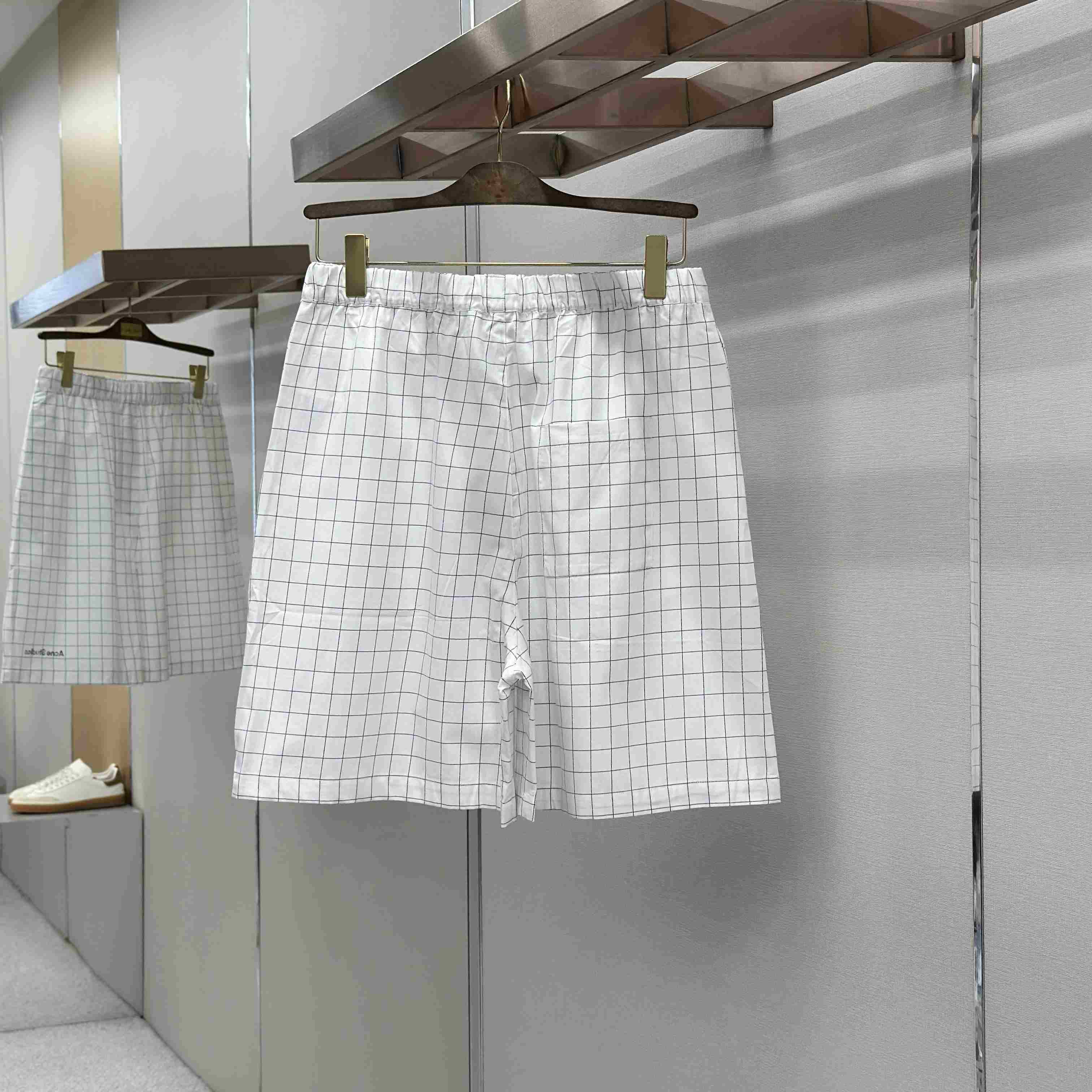 Acne Studios Casual Check Shorts - DesignerGu