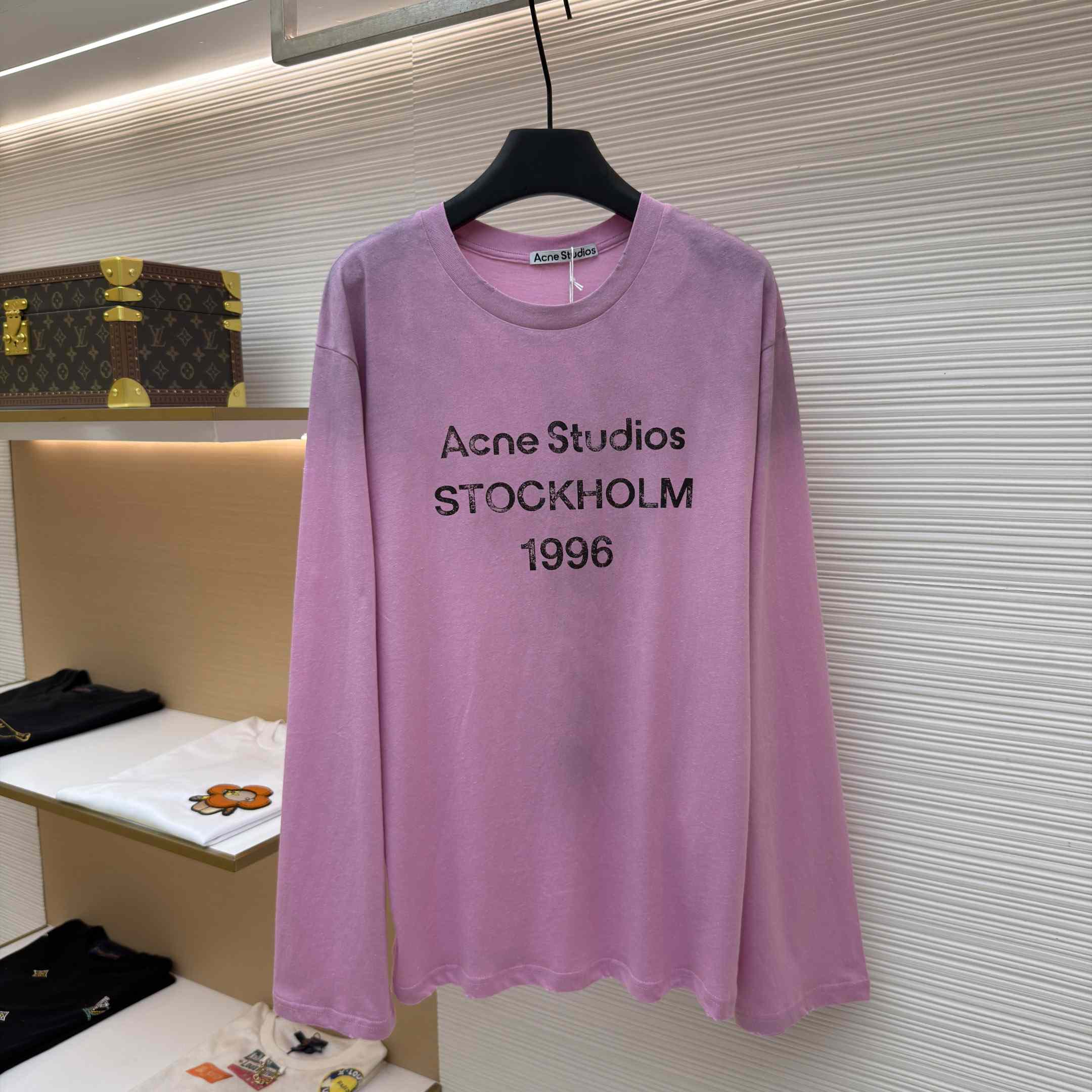 Acne Studios Sprayed 1996 Logo T-shirt - DesignerGu