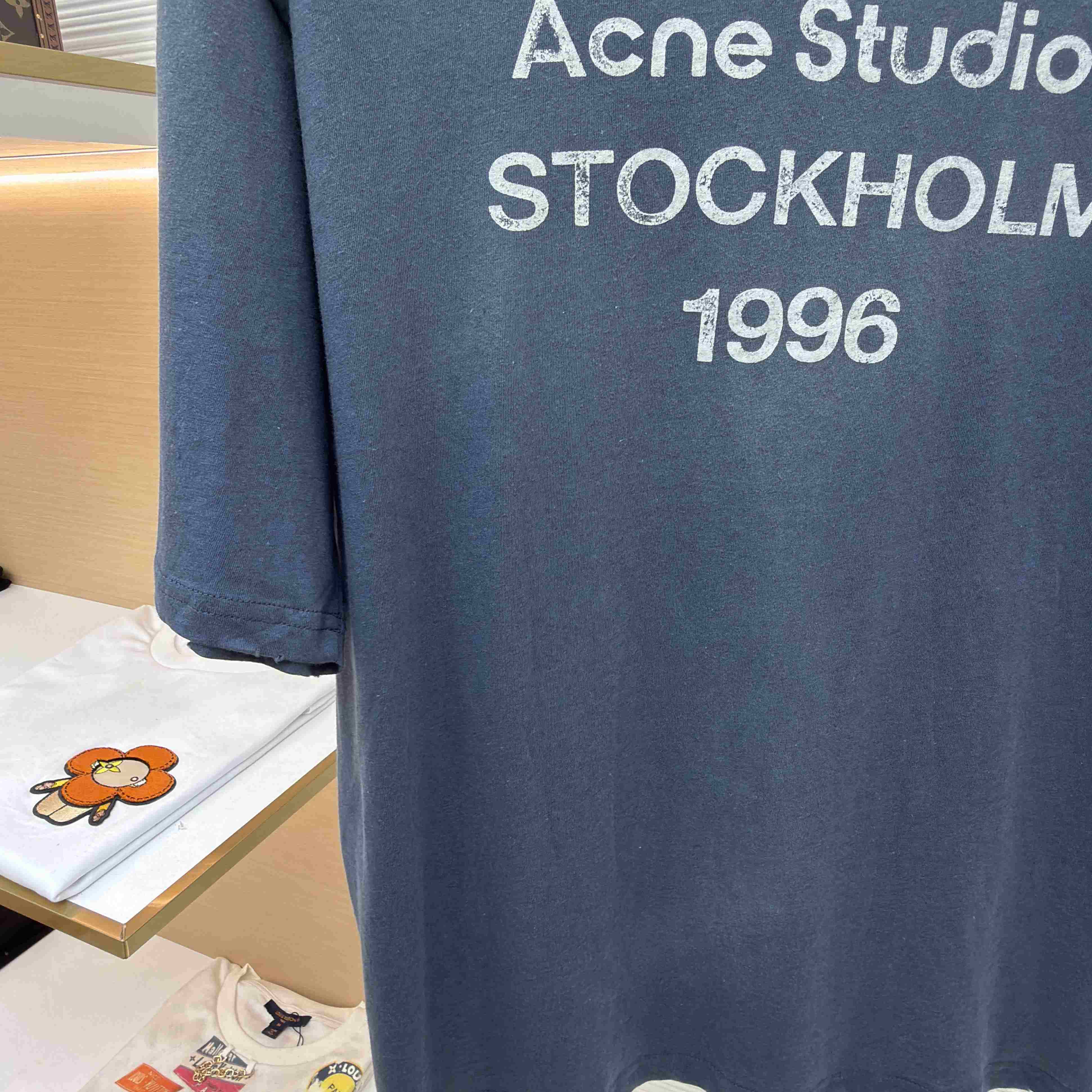 Acne Studios  Sprayed Logo T-shirt - DesignerGu