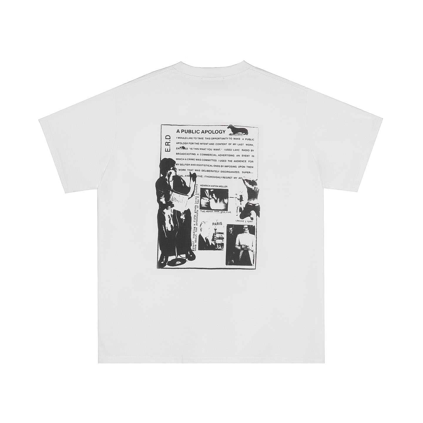 Enfants Riches Déprimés A Public Apology T-Shirt - DesignerGu