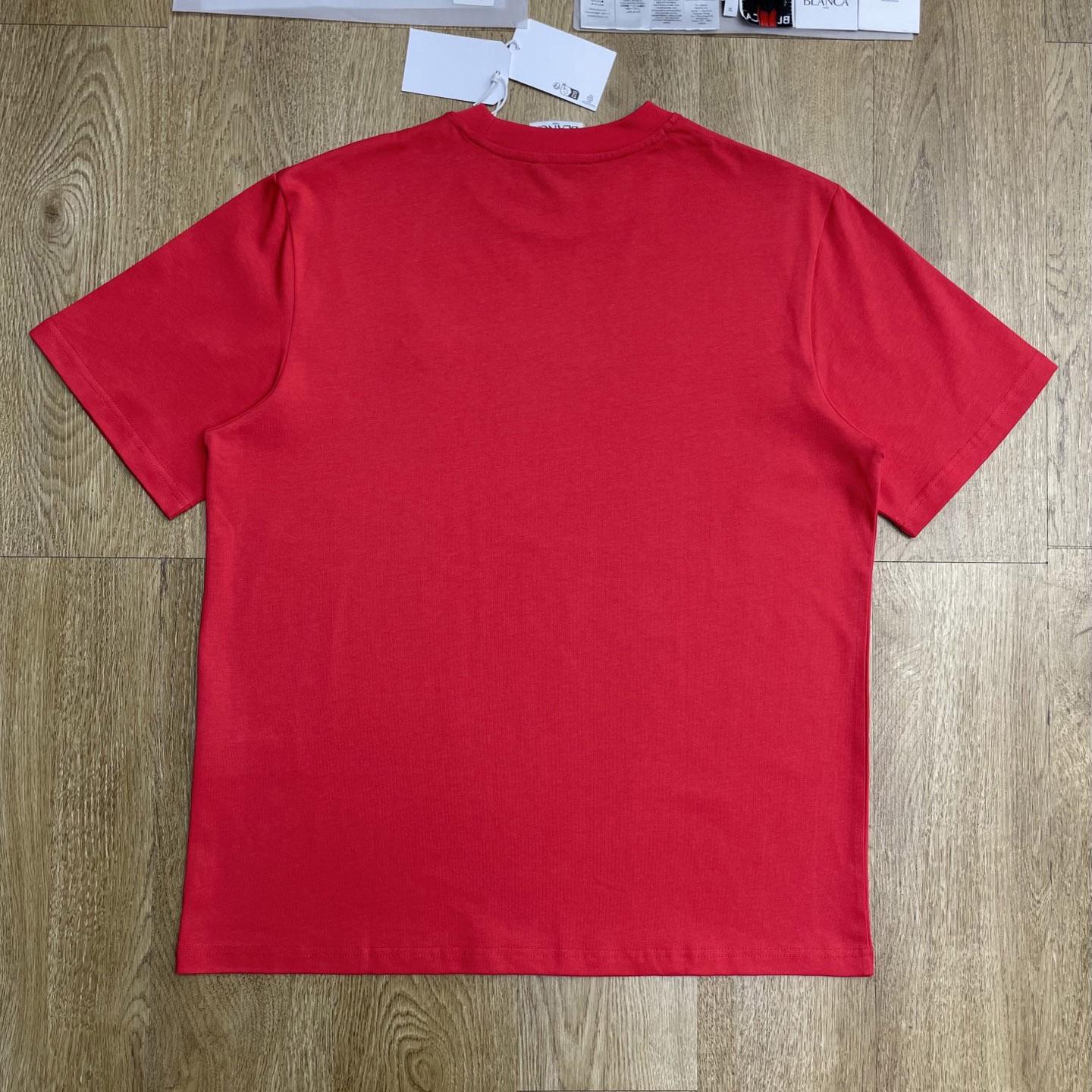 Casablanca  Red Diamond Logo Short Sleeve T‑Shirt C1153 - DesignerGu