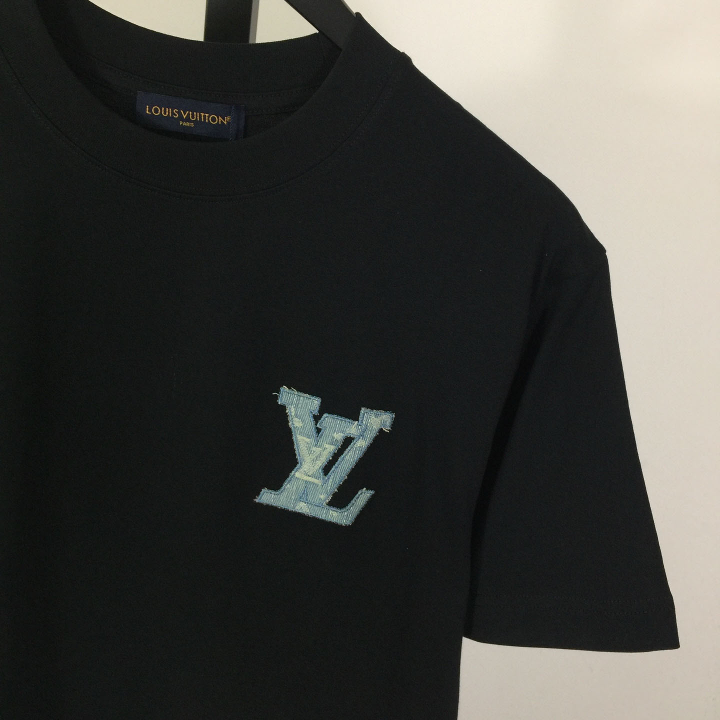 Louis Vuitton Cotton Embroidered Letter T-Shirt - DesignerGu