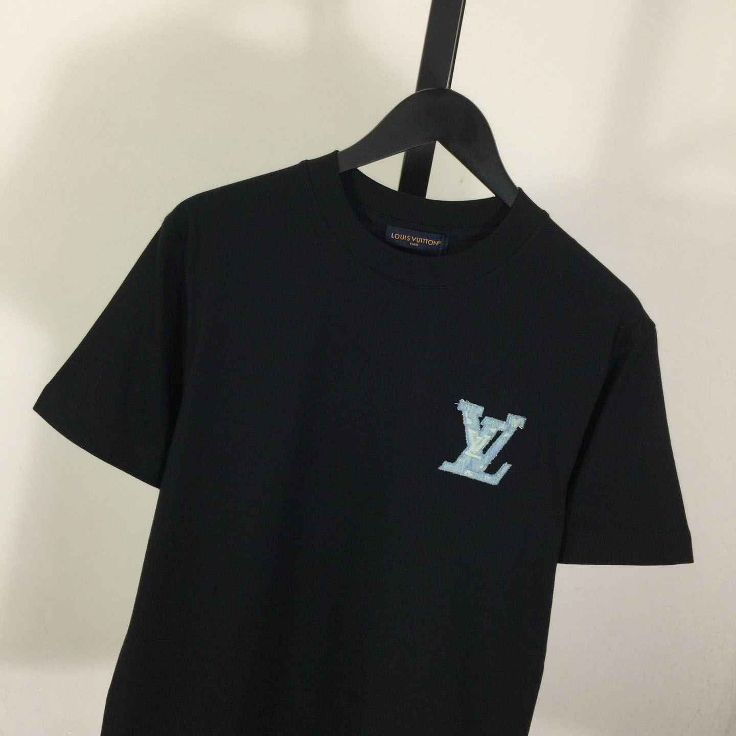 Louis Vuitton Cotton Embroidered Letter T-Shirt - DesignerGu