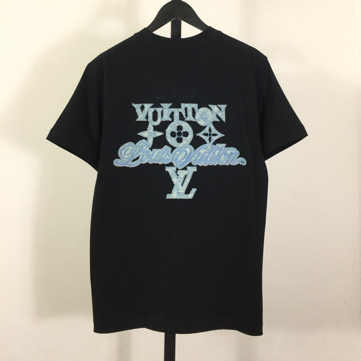 Louis Vuitton Cotton Embroidered Letter T-Shirt - DesignerGu