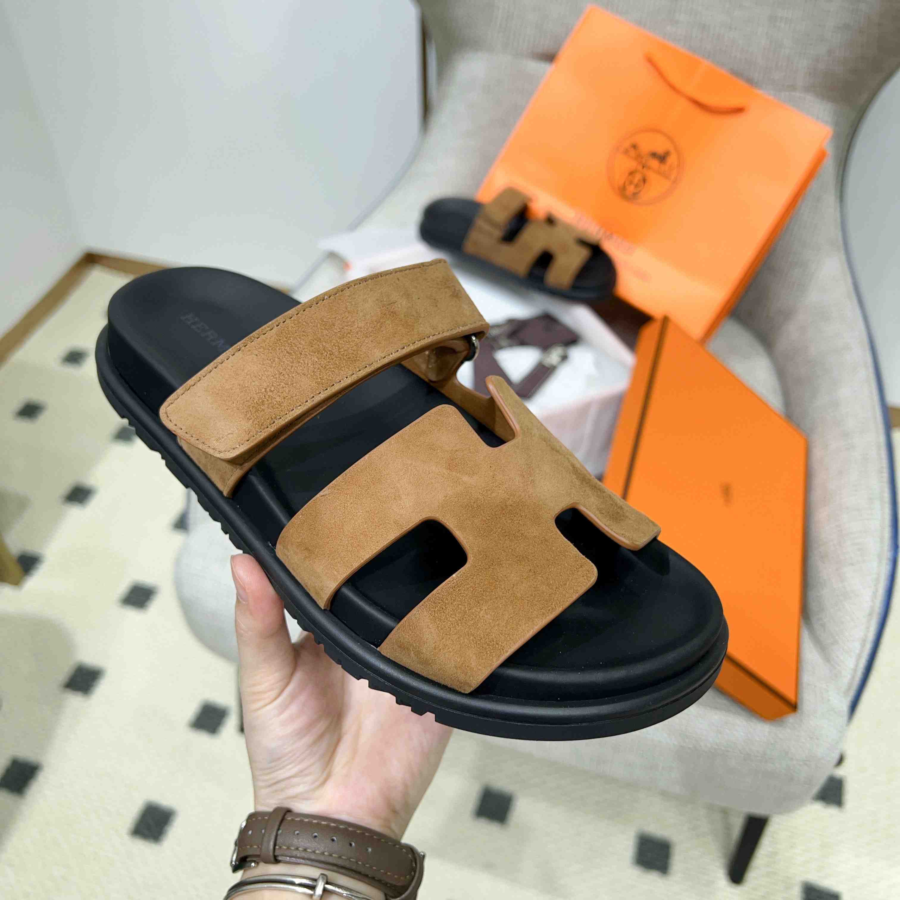 Hermes Chypre Sandal - DesignerGu