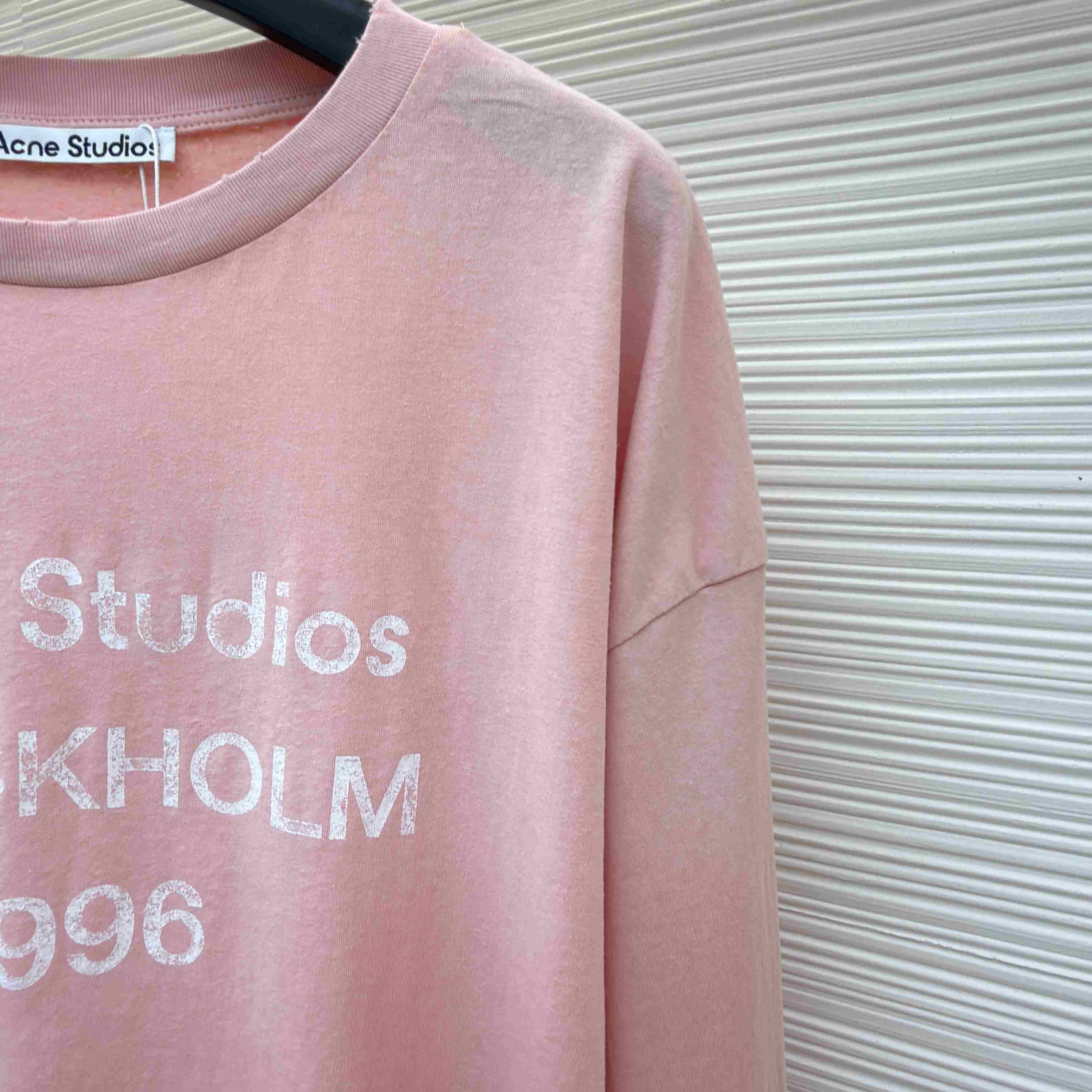 Acne Studios Sprayed 1996 Logo T-shirt - DesignerGu