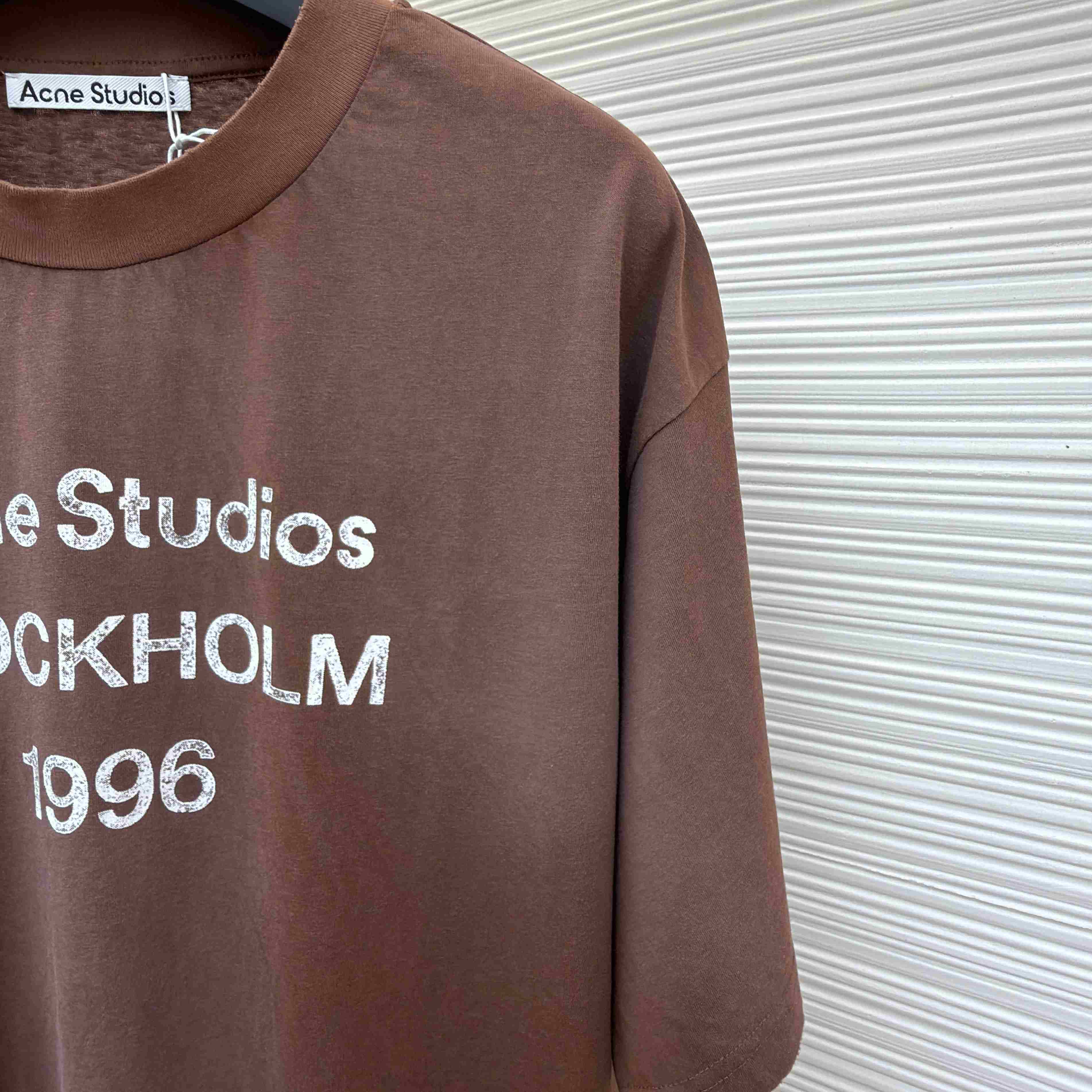Acne Studios  Sprayed Logo T-shirt - DesignerGu