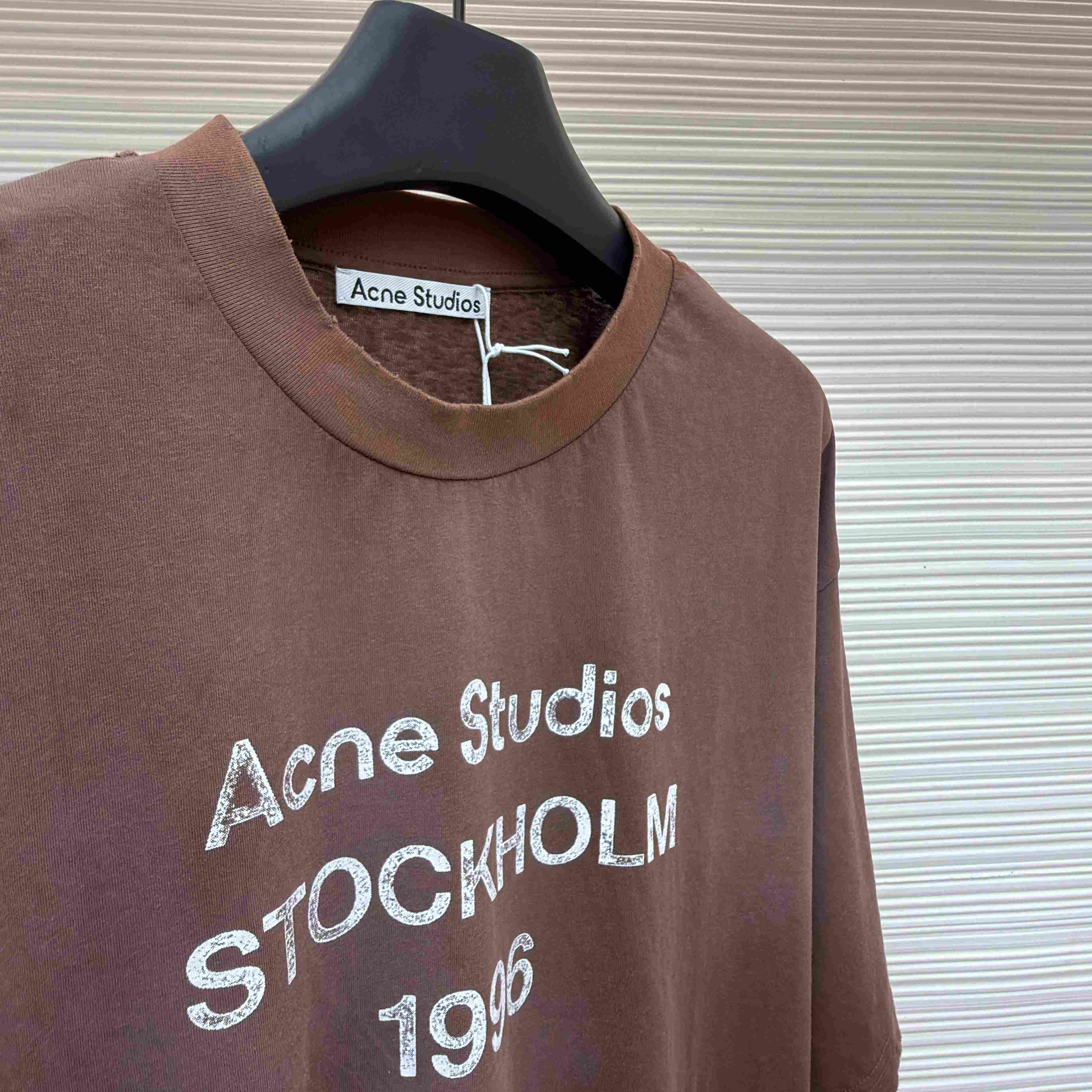 Acne Studios  Sprayed Logo T-shirt - DesignerGu