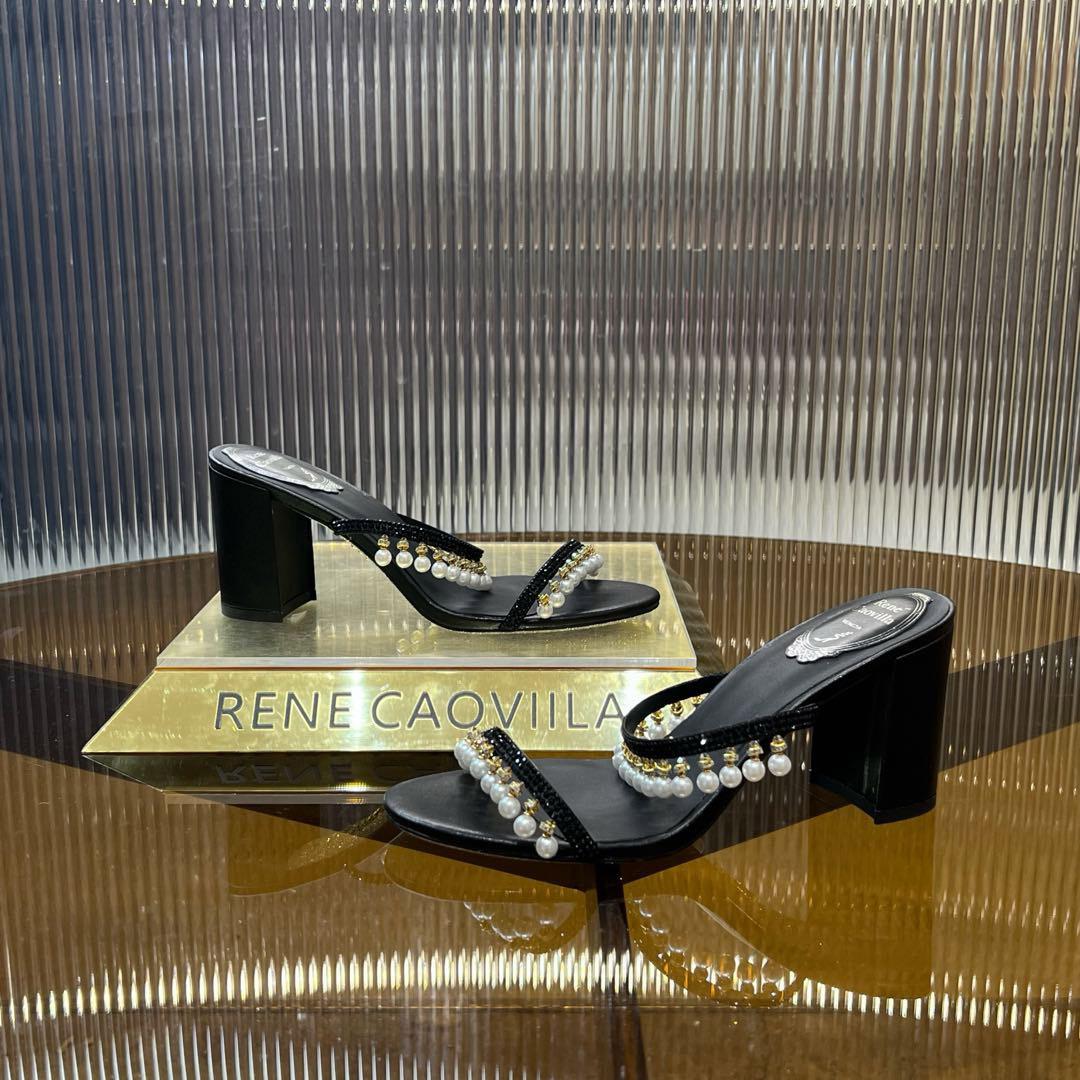 Rene CaovillaChandelier Mules - DesignerGu