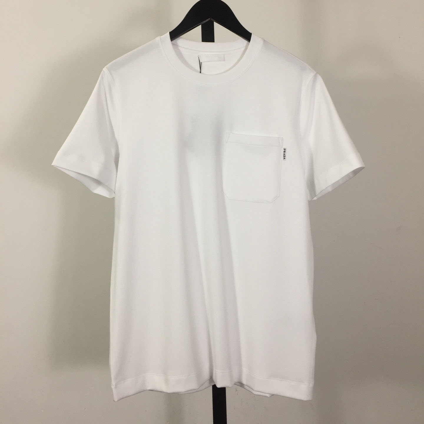 Prada Cotton  Logo Pocket T-shirt - DesignerGu