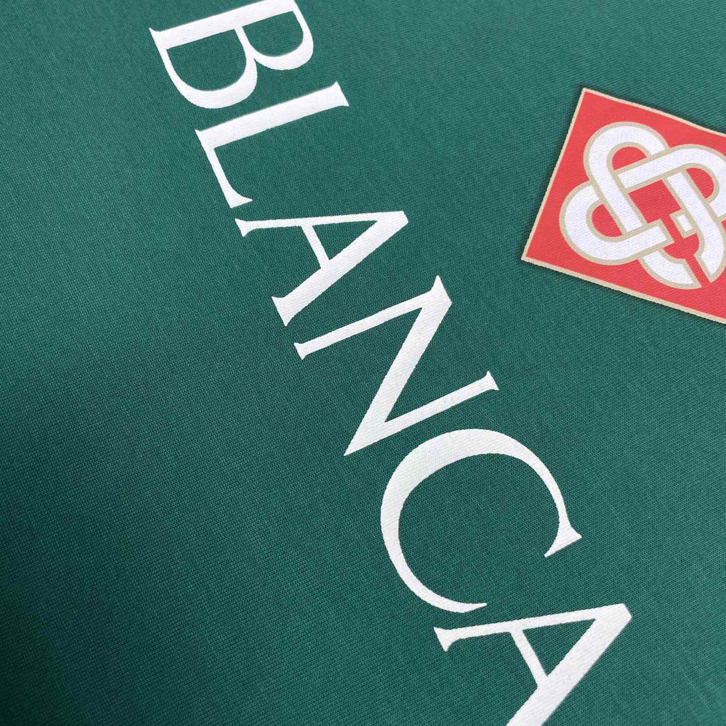 Casablanca Green Casablanca Diamond Logo Short Sleeve T‑Shirt C1164 - DesignerGu