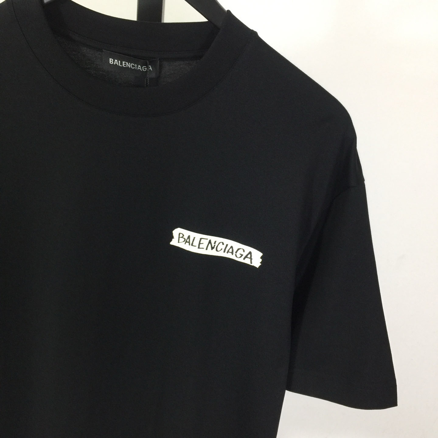 Balenciaga Logo Printed Crewneck T-Shirt - DesignerGu