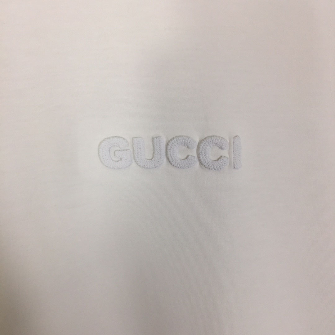 Gucci Cotton Jersey T-shirt With Embroidery - DesignerGu