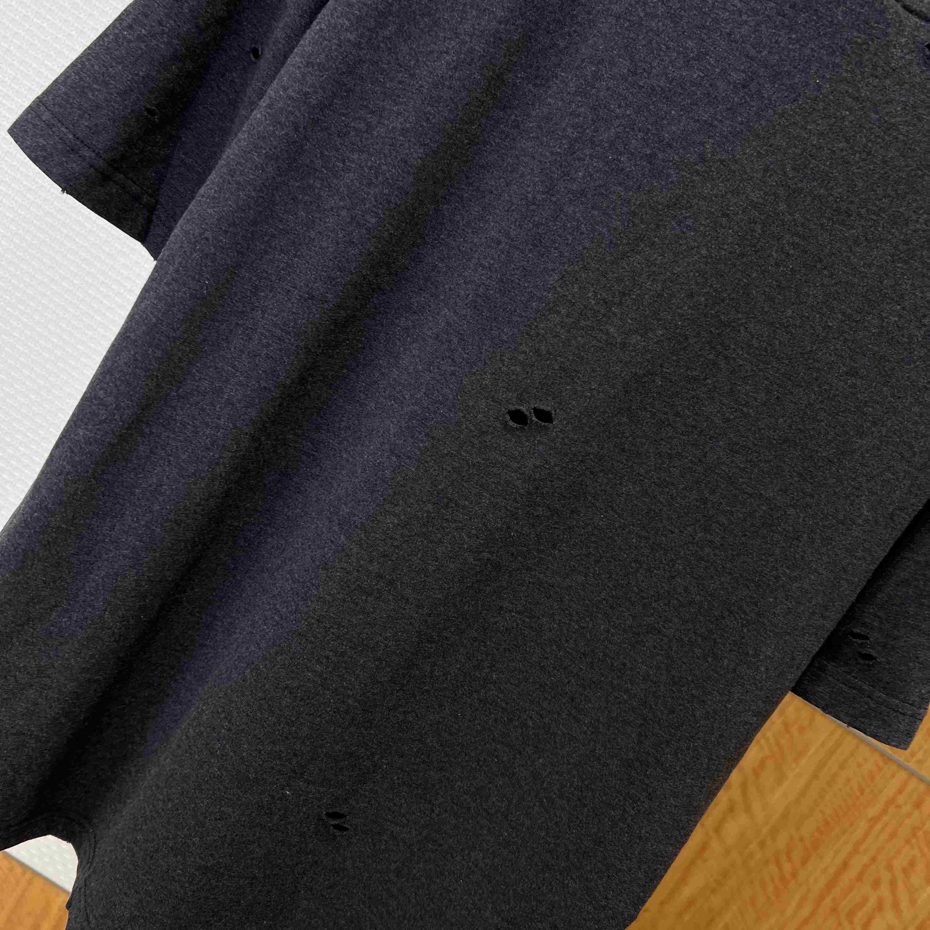 Acne Studios Distressed Logo T-shirt - DesignerGu