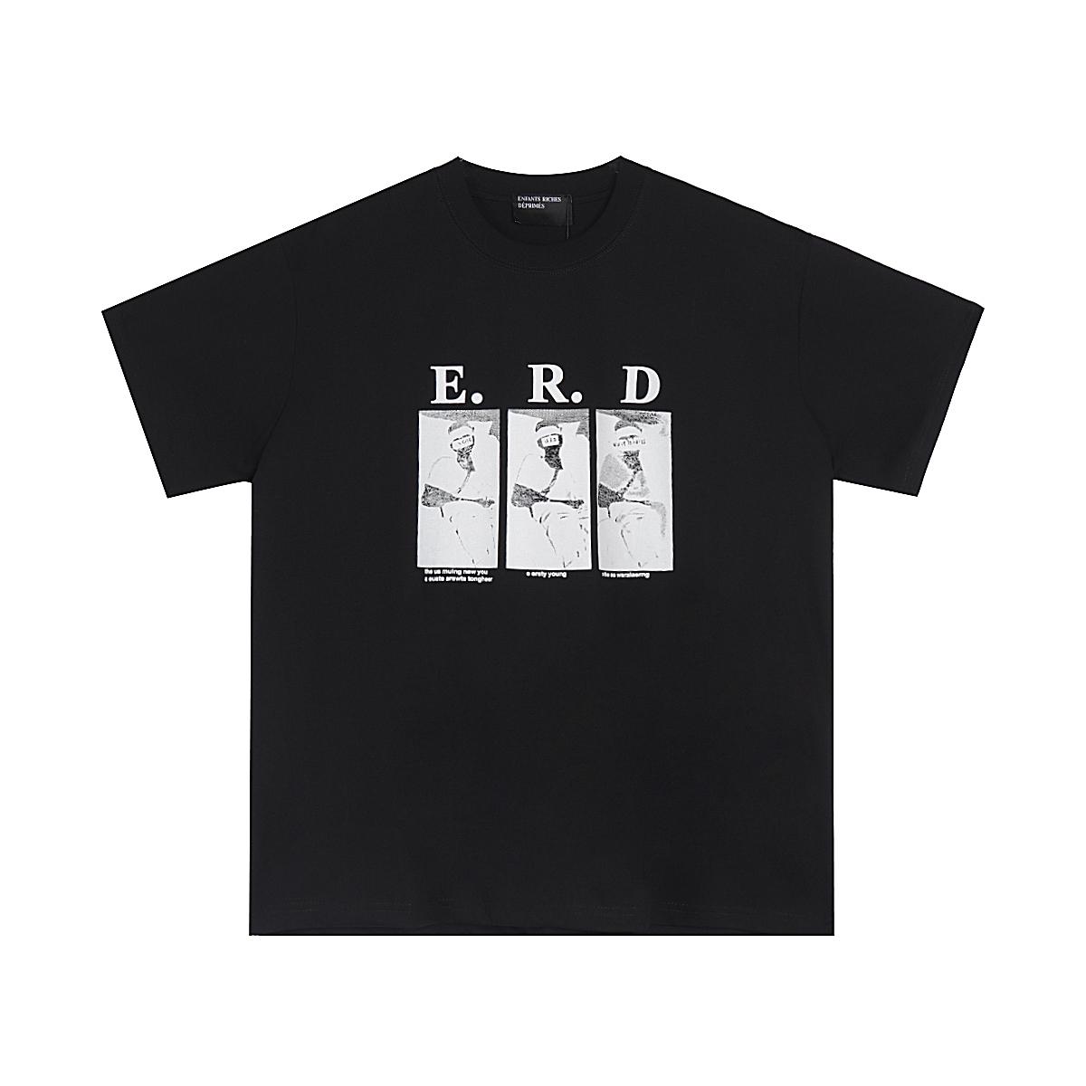 Enfants Riches Déprimés  You Are Nothing Logo Print Cotton Jersey T-Shirt  'Black' - DesignerGu