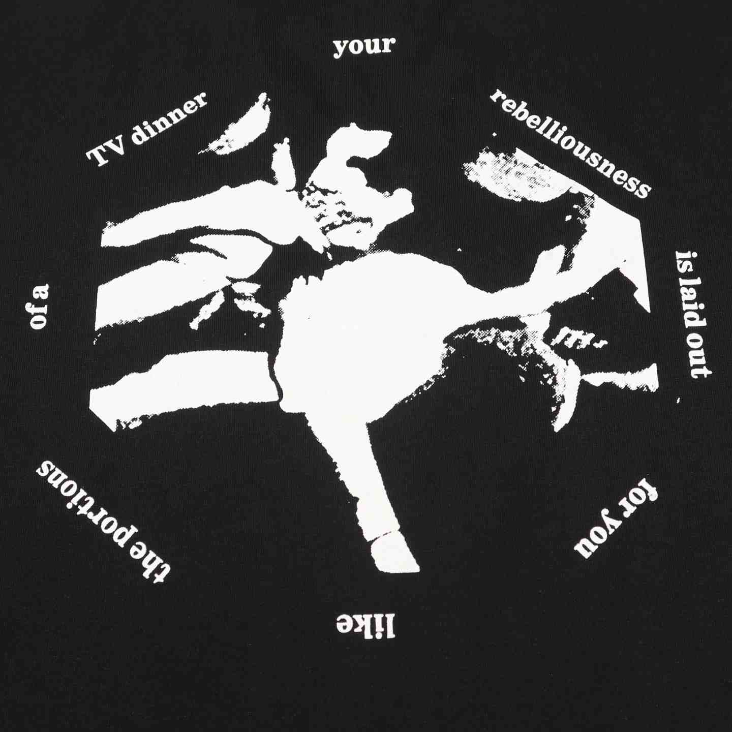 Enfants Riches Déprimés  You Are Nothing Logo Print Cotton Jersey T-Shirt  'Black' - DesignerGu