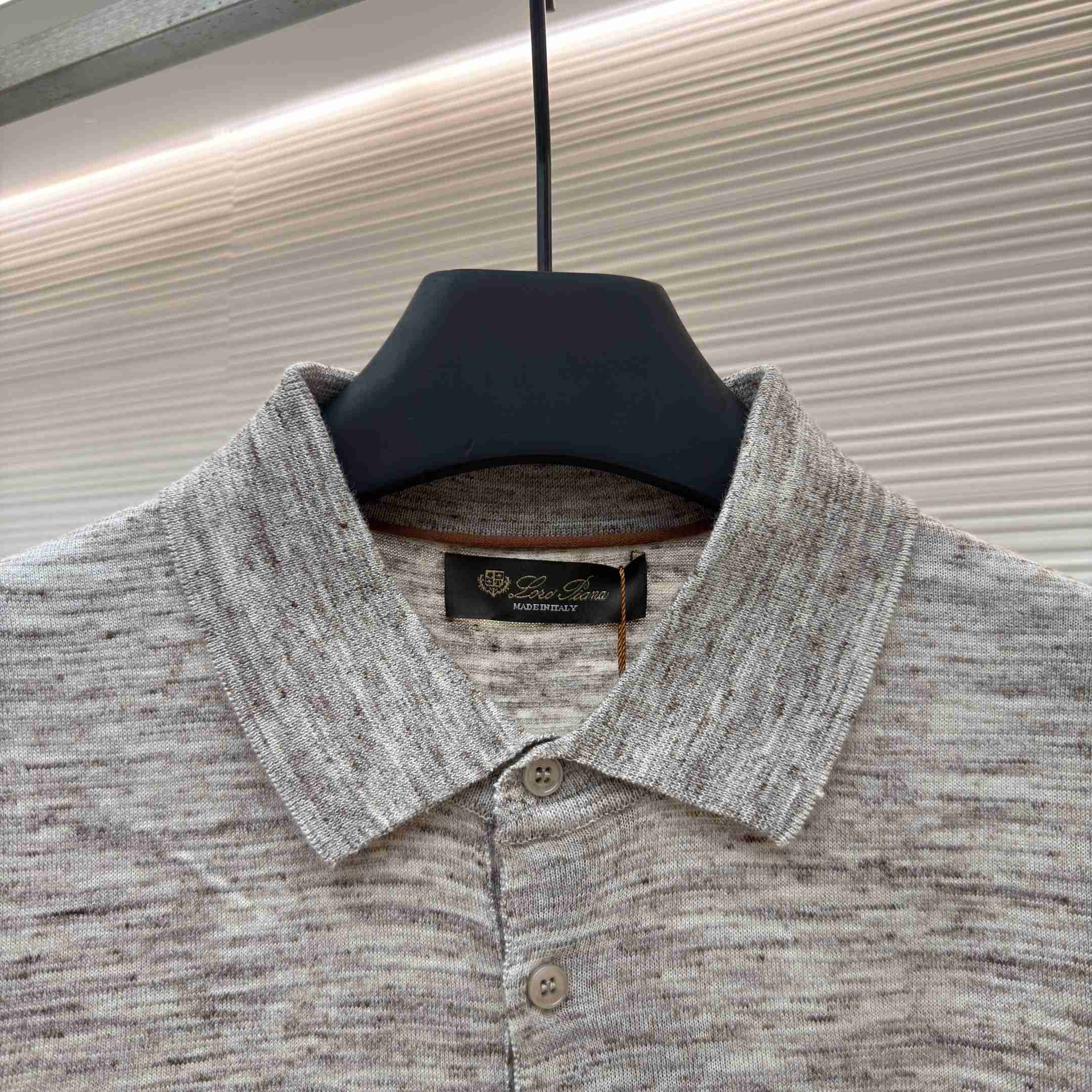 Loro Piana Linen Polo Shirt - DesignerGu