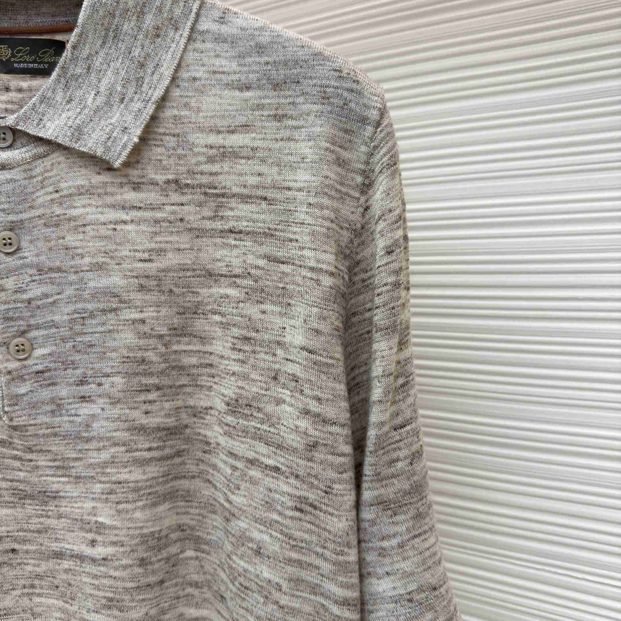 Loro Piana Linen Polo Shirt - DesignerGu