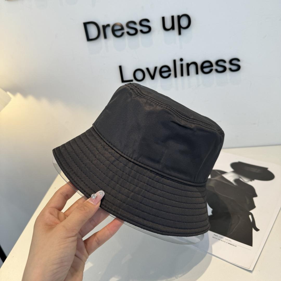 Prada Re Nylon Bucket Hat 'Black' - DesignerGu