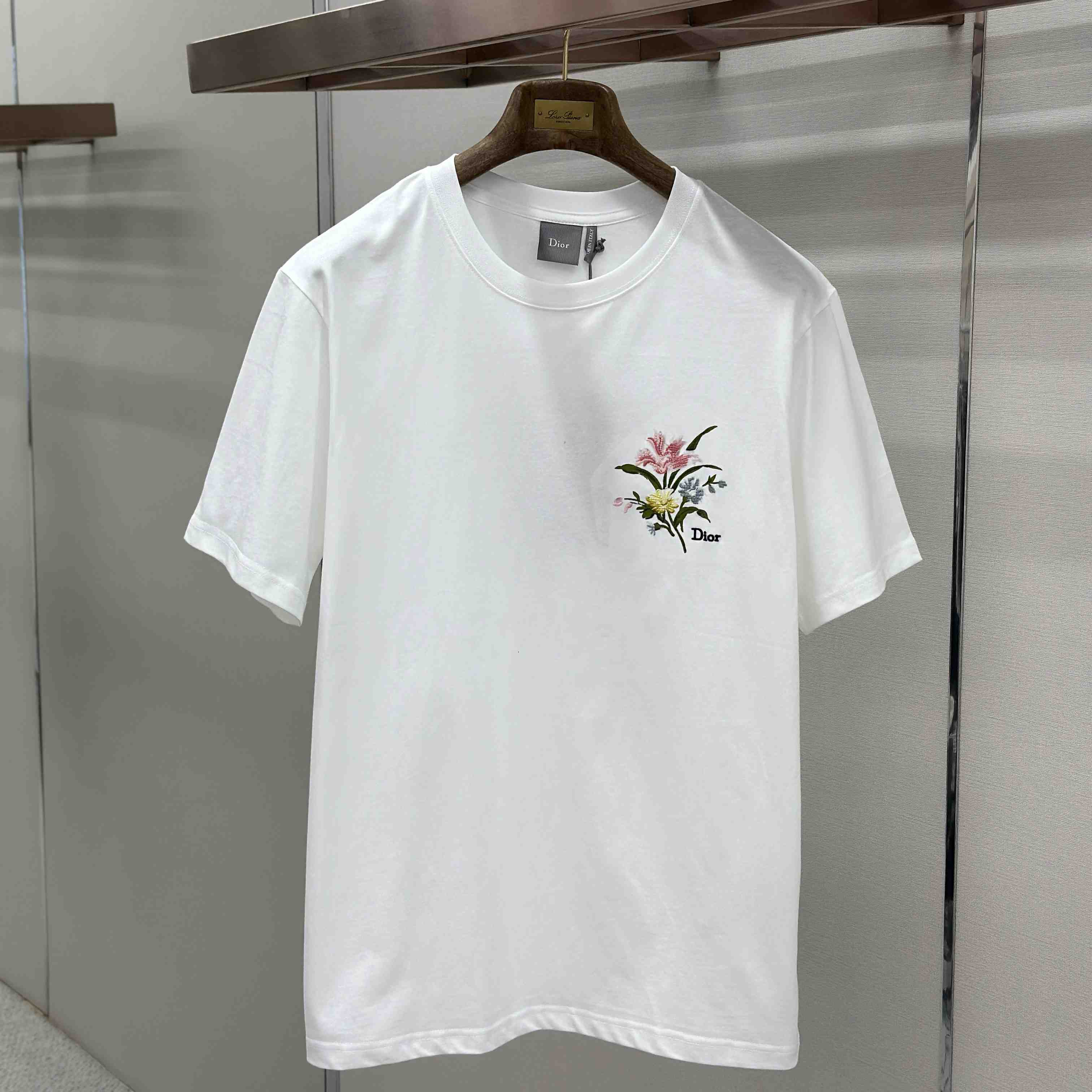 Dior T-Shirt With Dior Secret Garden Motif, Relaxed Fit - DesignerGu