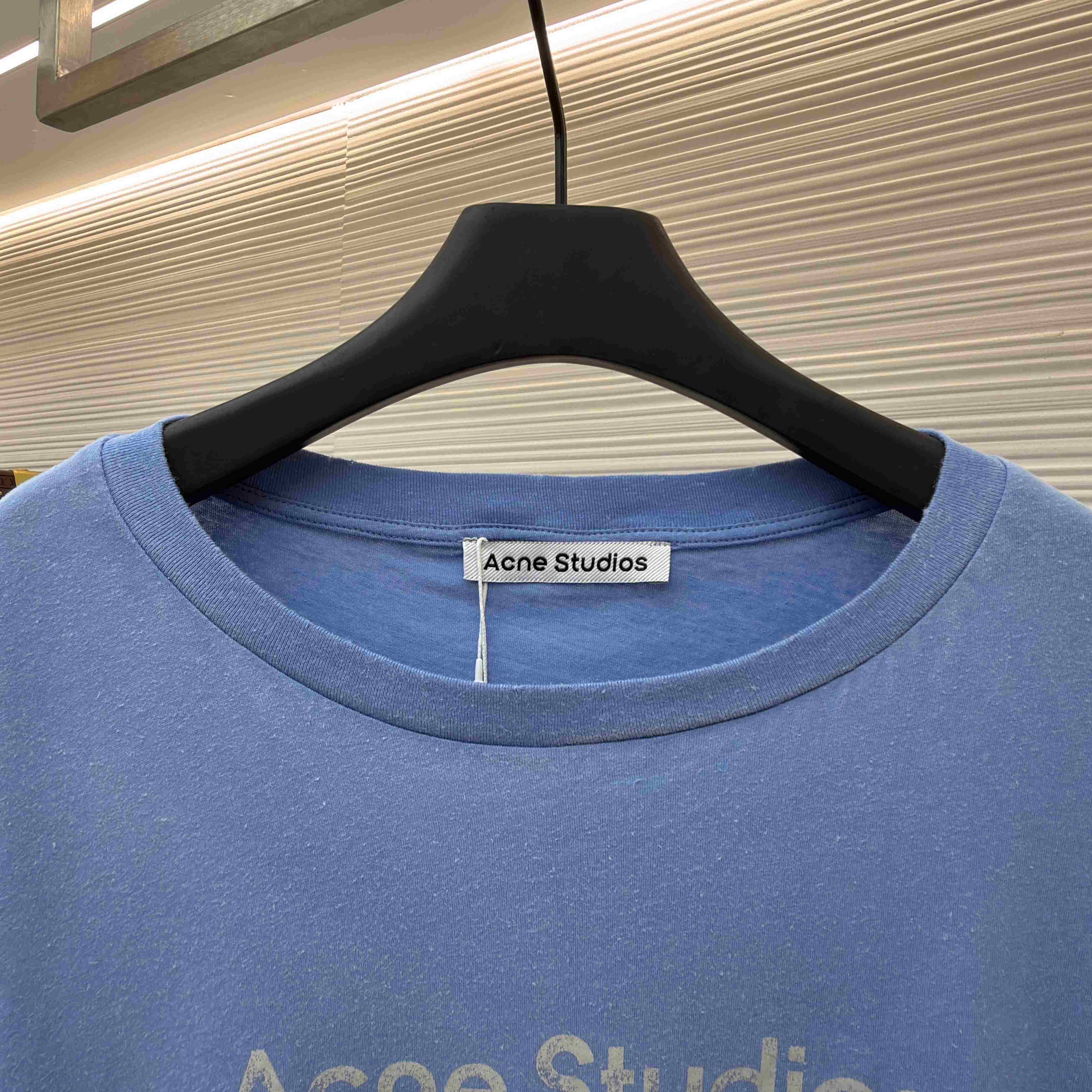 Acne Studios  Sprayed Logo T-shirt - DesignerGu