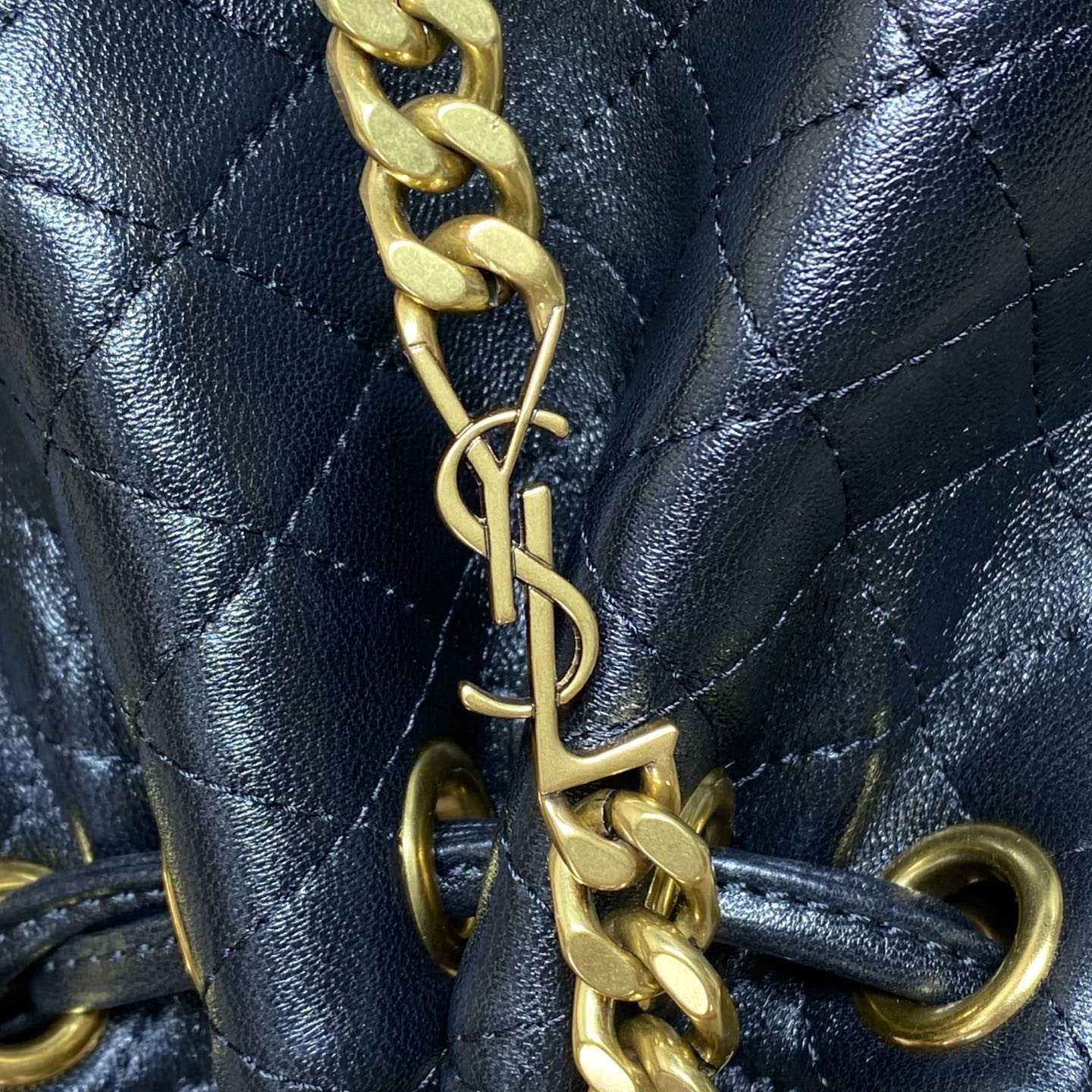 Saint Laurent Cassandre Quilted Leather Bucket Bag - DesignerGu