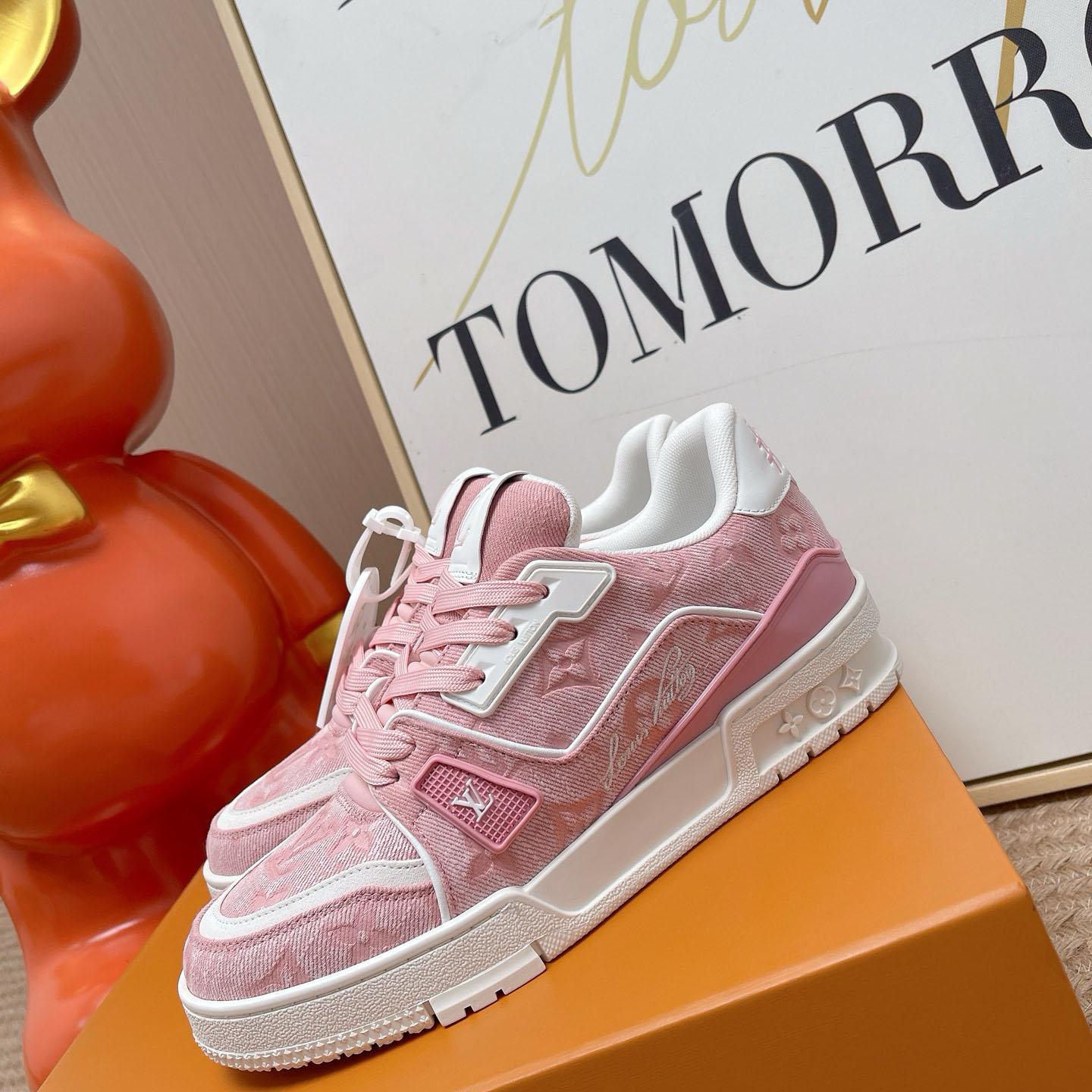 Louis Vuitton LV Trainer Sneaker 1AKBBA（upon uk size） - DesignerGu