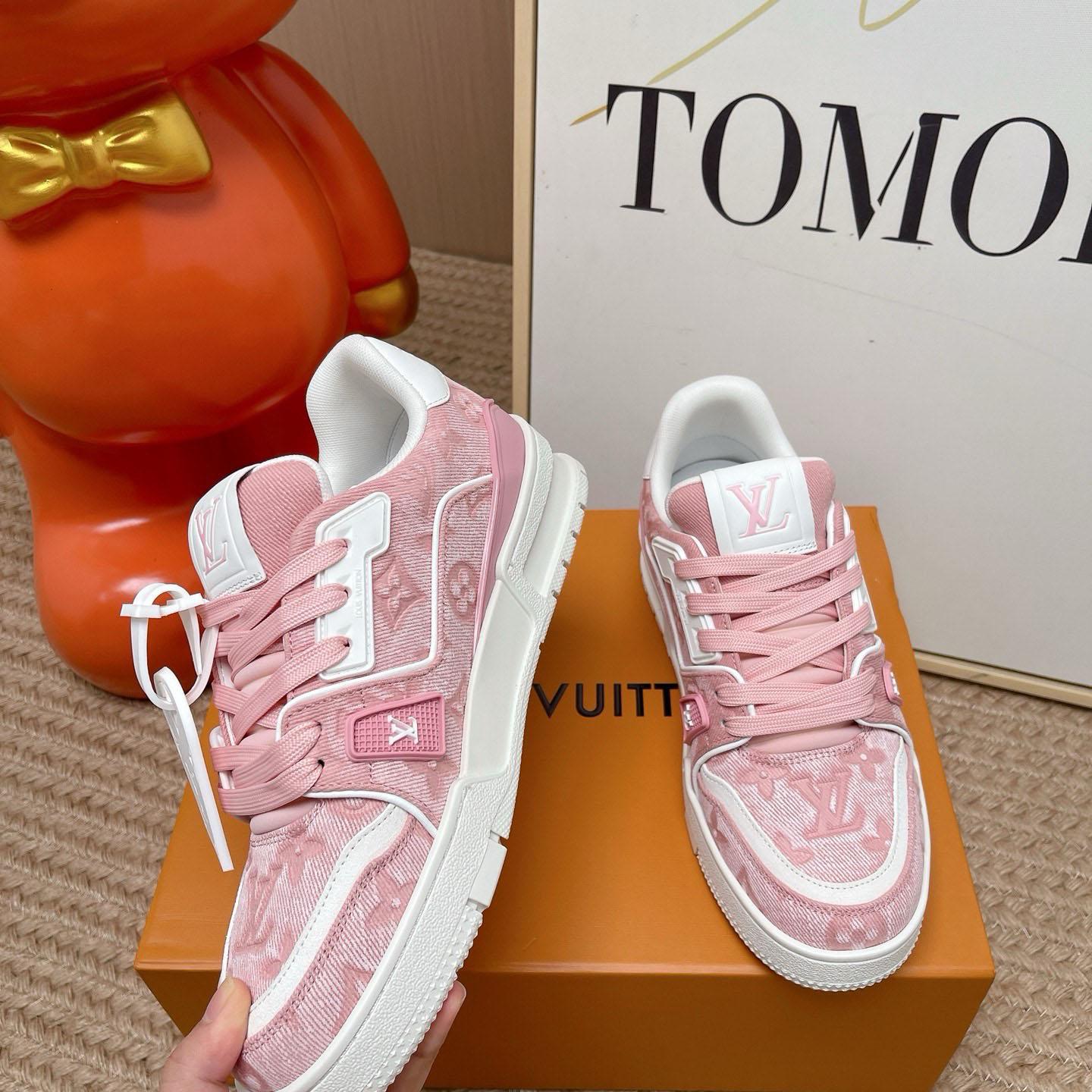 Louis Vuitton LV Trainer Sneaker 1AKBBA（upon uk size） - DesignerGu