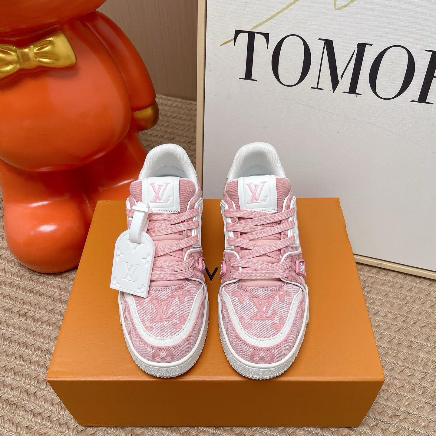 Louis Vuitton LV Trainer Sneaker 1AKBBA（upon uk size） - DesignerGu