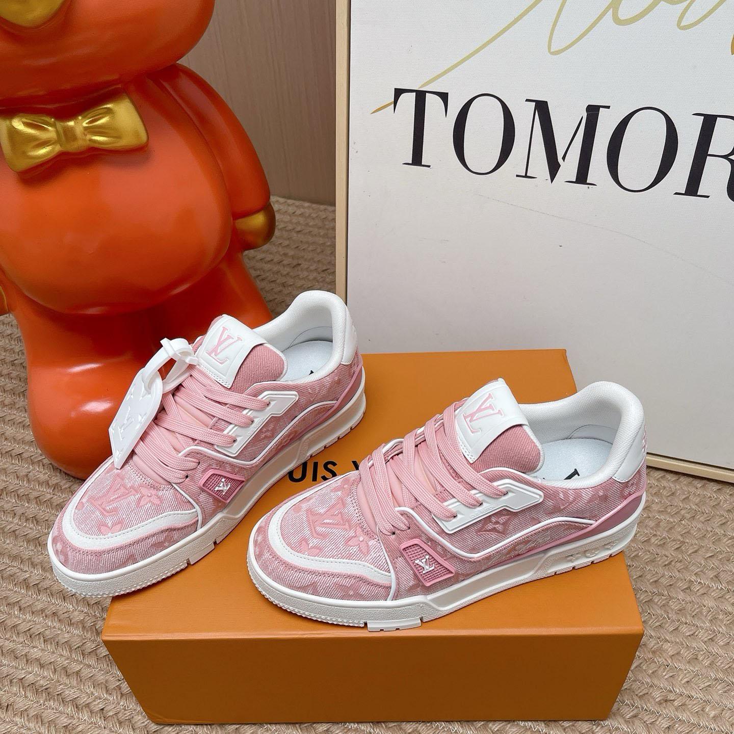 Louis Vuitton LV Trainer Sneaker 1AKBBA（upon uk size） - DesignerGu