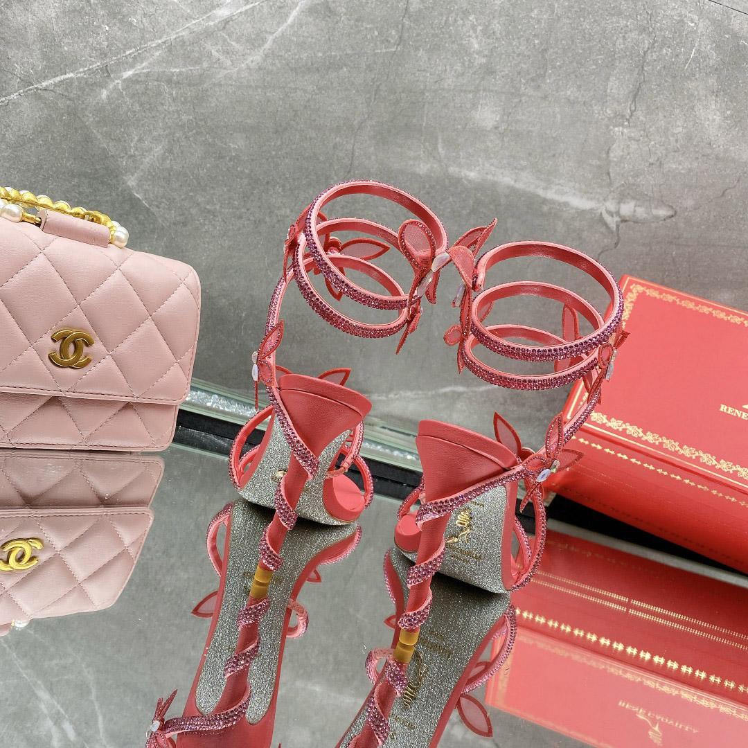 Rene Caovilla Embellished Margot Sandals - DesignerGu