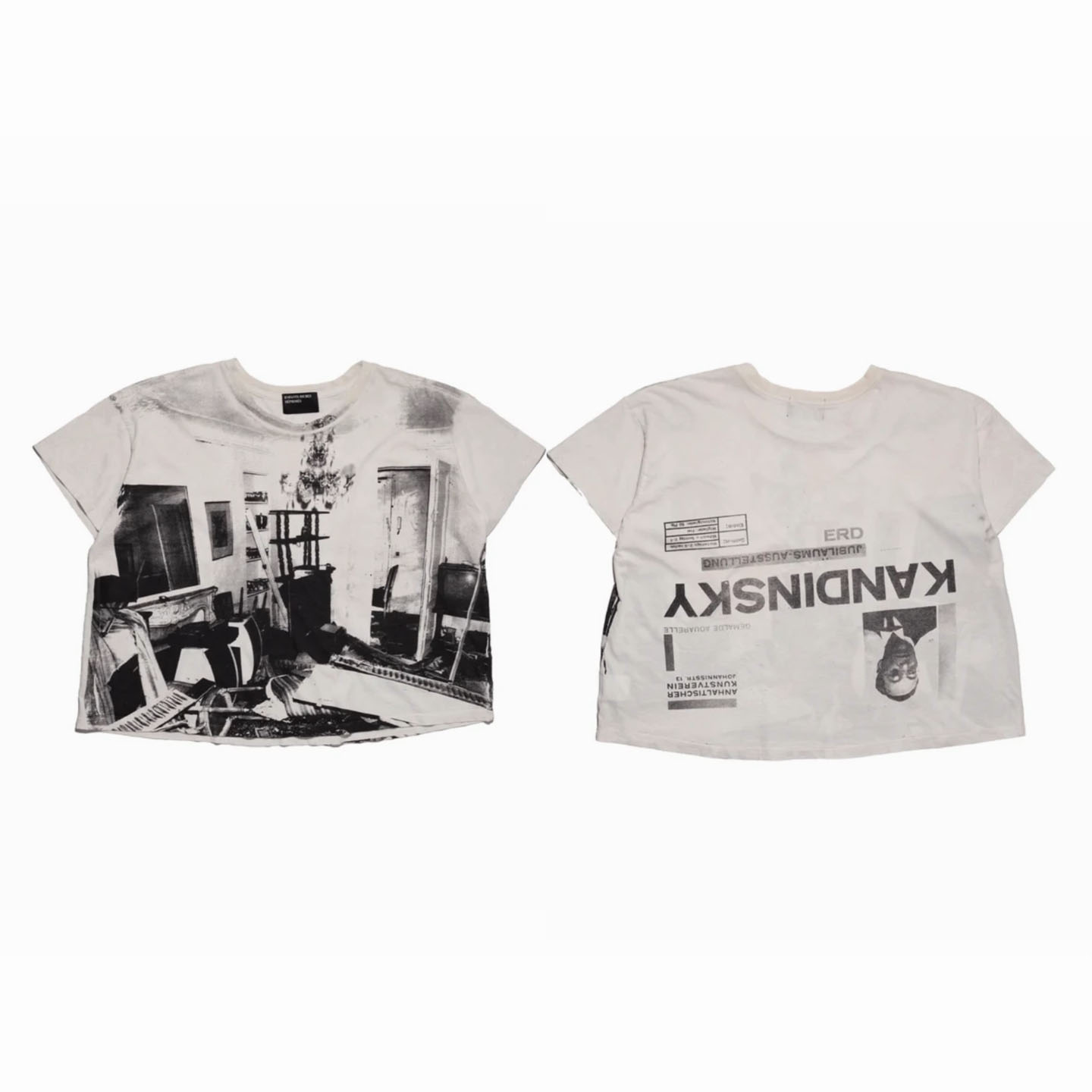 Enfants Riches Déprimés Destroyed Apartment T-Shirt 'Dirty White' - DesignerGu
