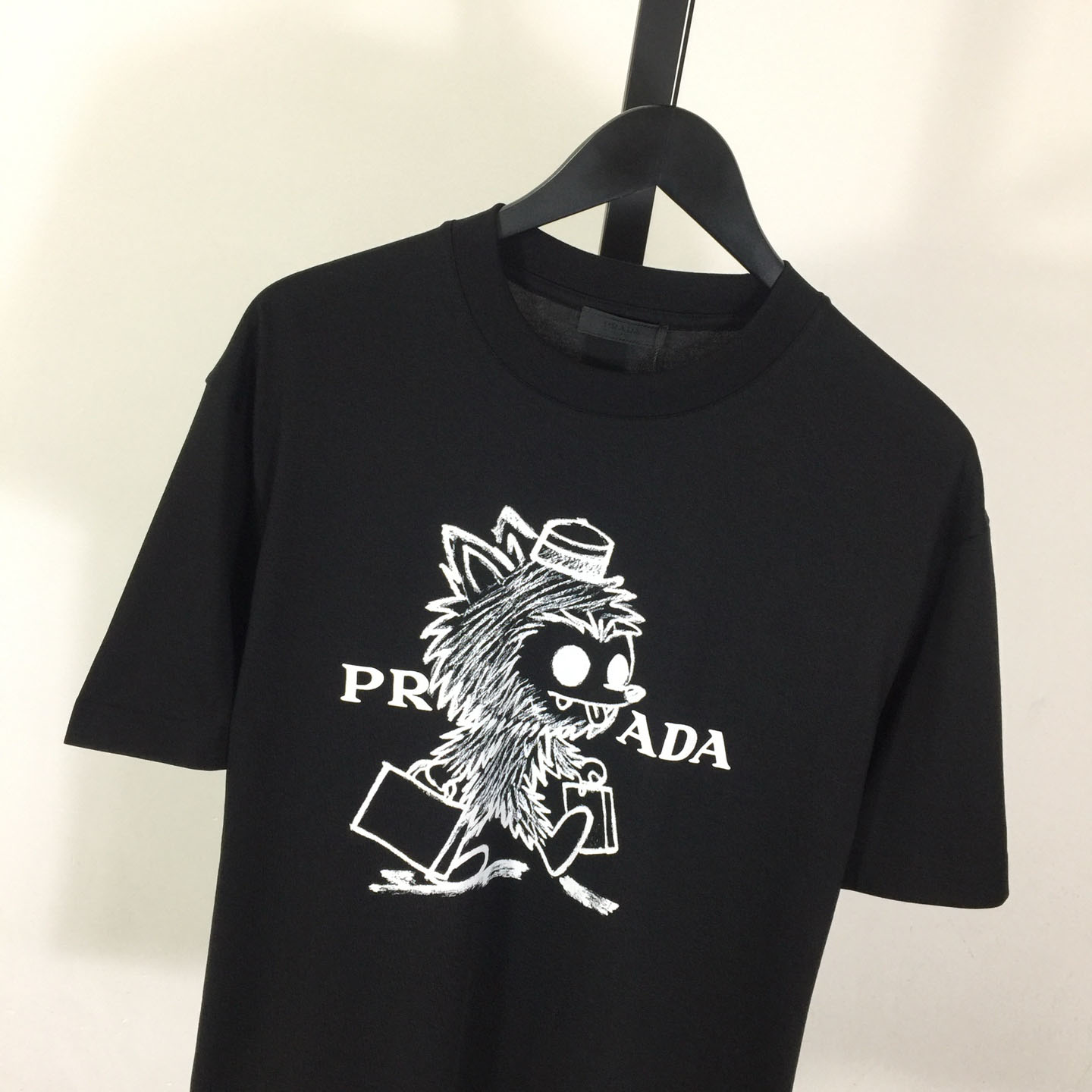 Prada Logo Cotton Tee - DesignerGu