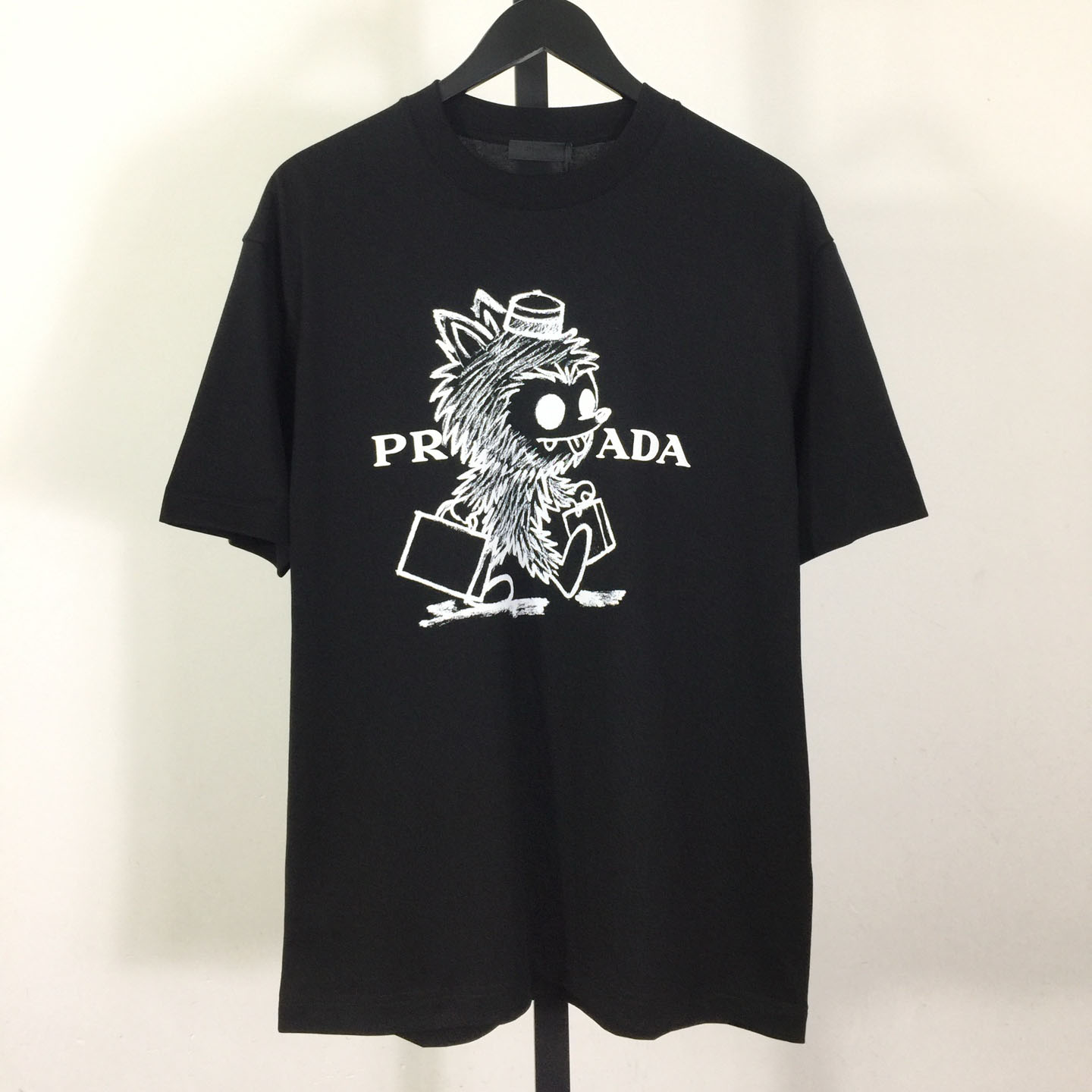 Prada Logo Cotton Tee - DesignerGu