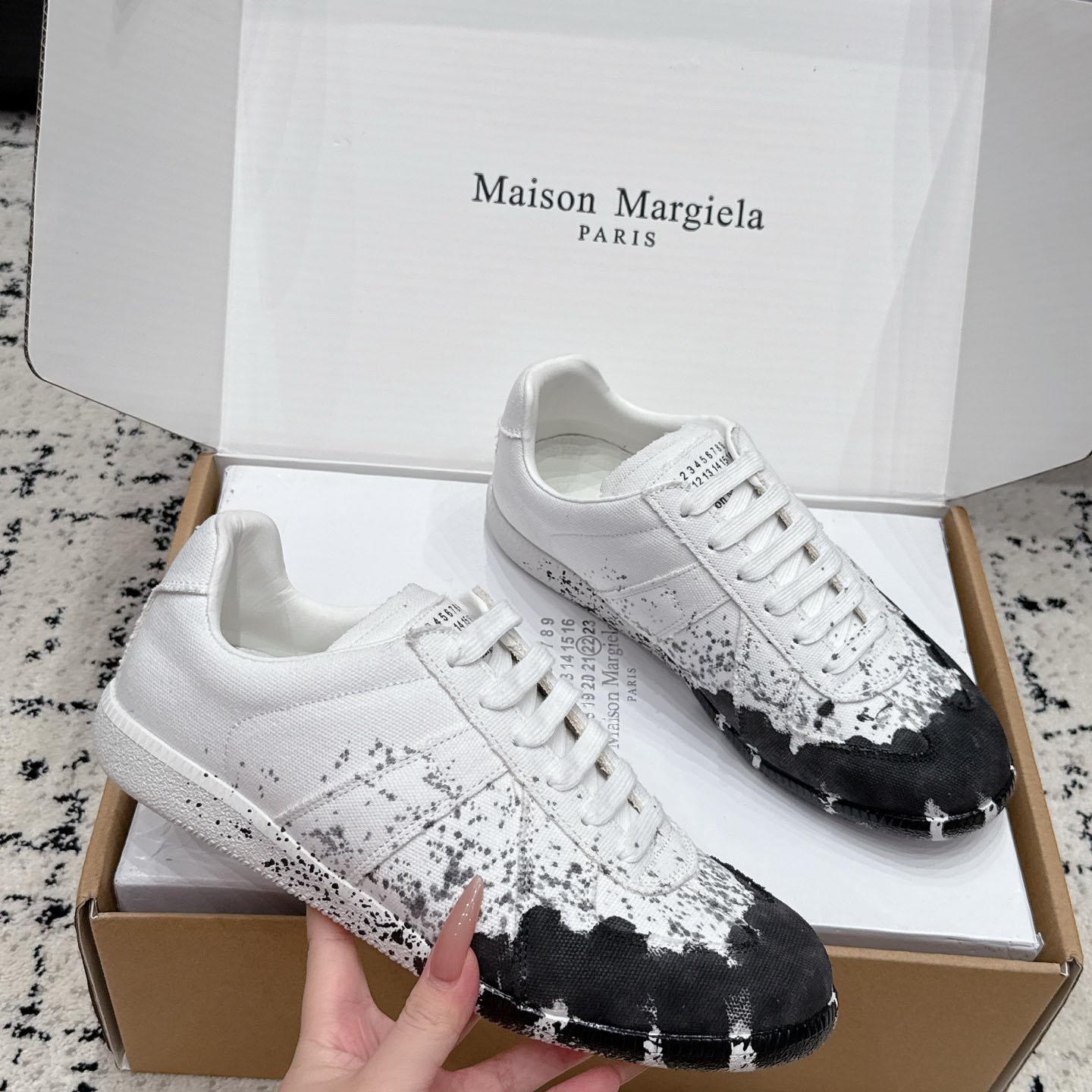 Maison Margiela Replica 'Paint Splatter - White Black' - DesignerGu
