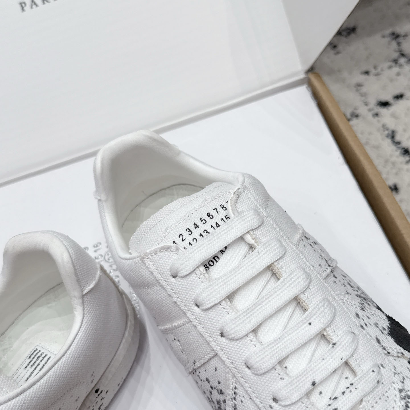 Maison Margiela Replica 'Paint Splatter - White Black' - DesignerGu