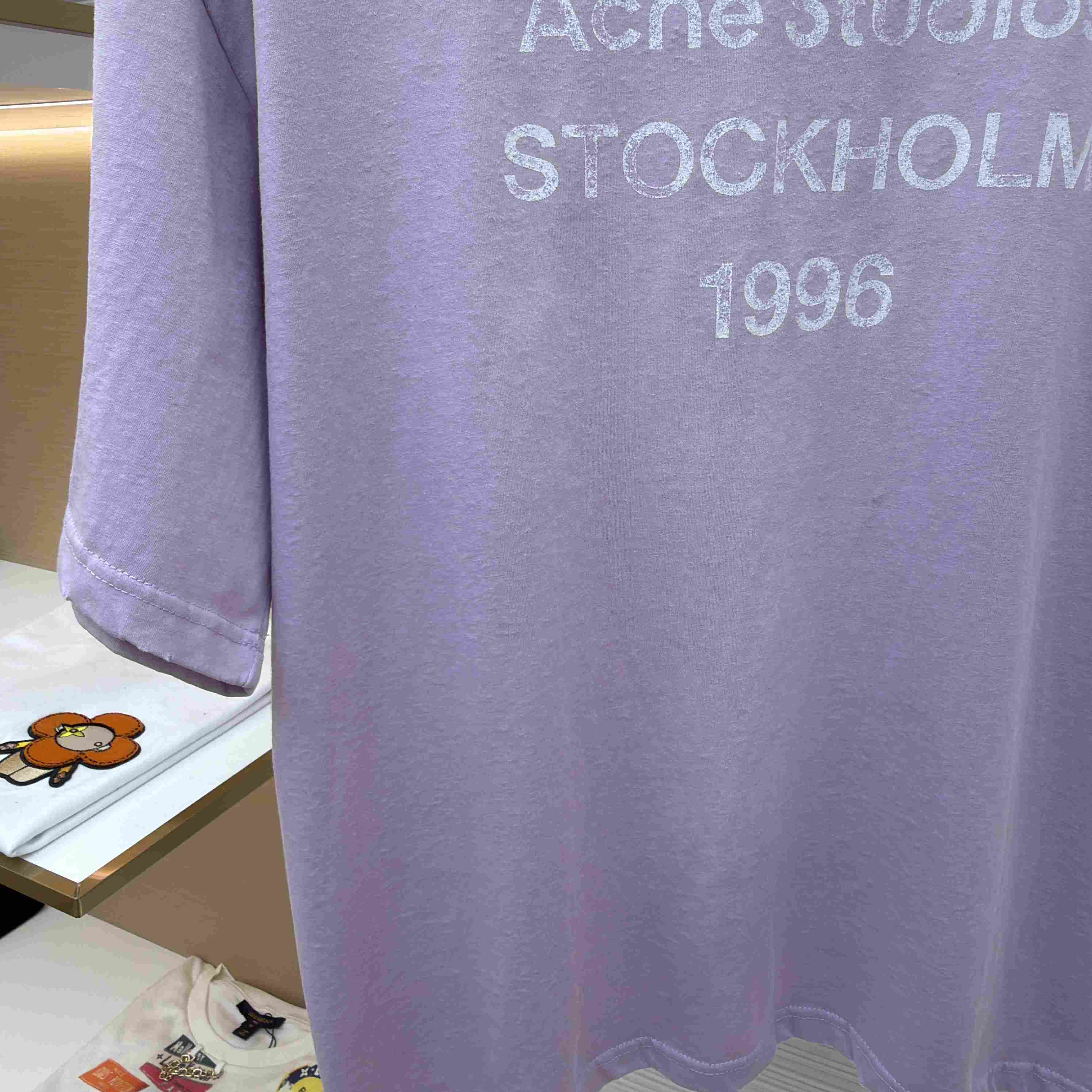 Acne Studios  Sprayed Logo T-shirt - DesignerGu